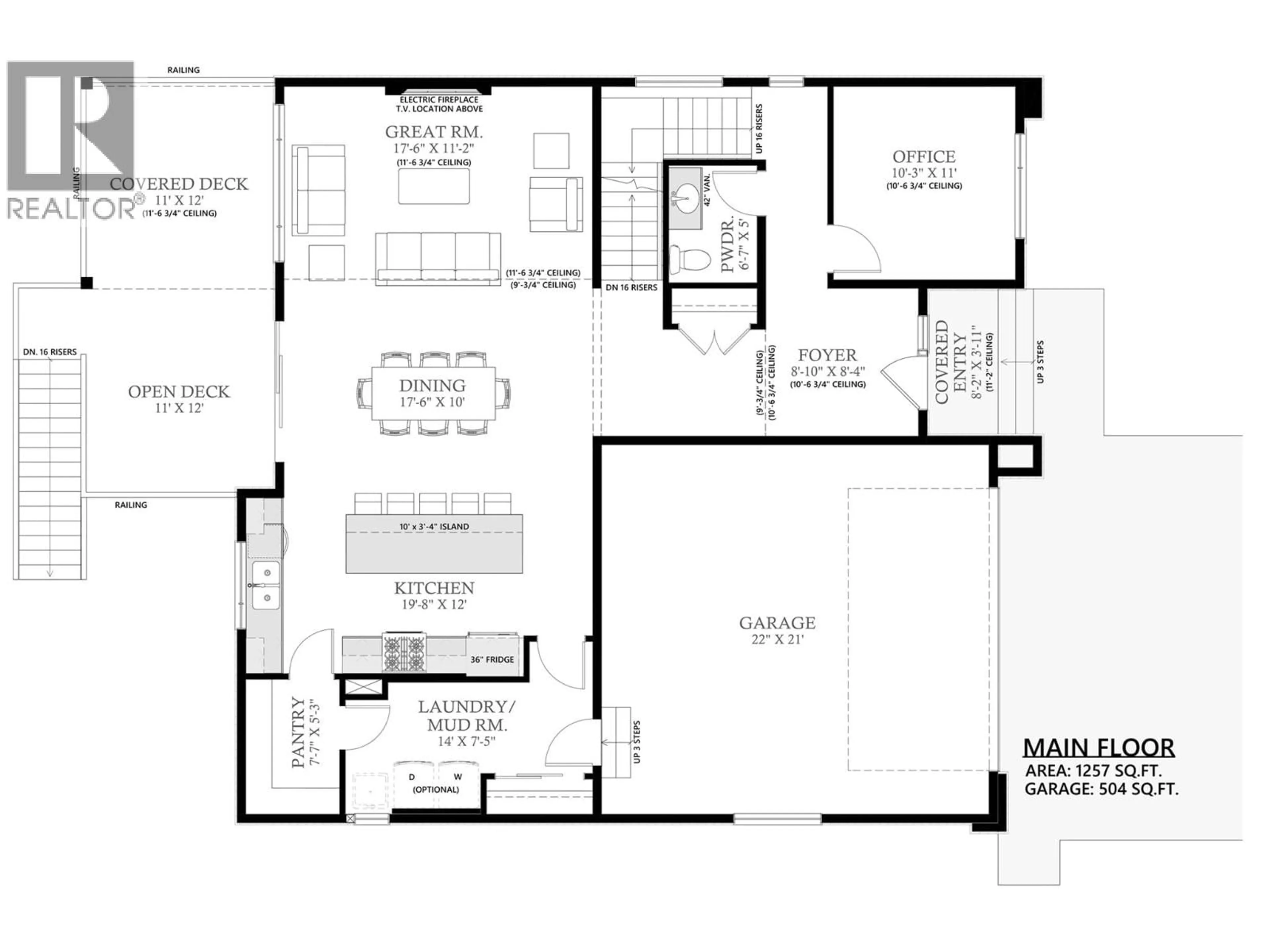 Floor plan for 3758 DAVIDSON COURT, West Kelowna British Columbia V4T0B1