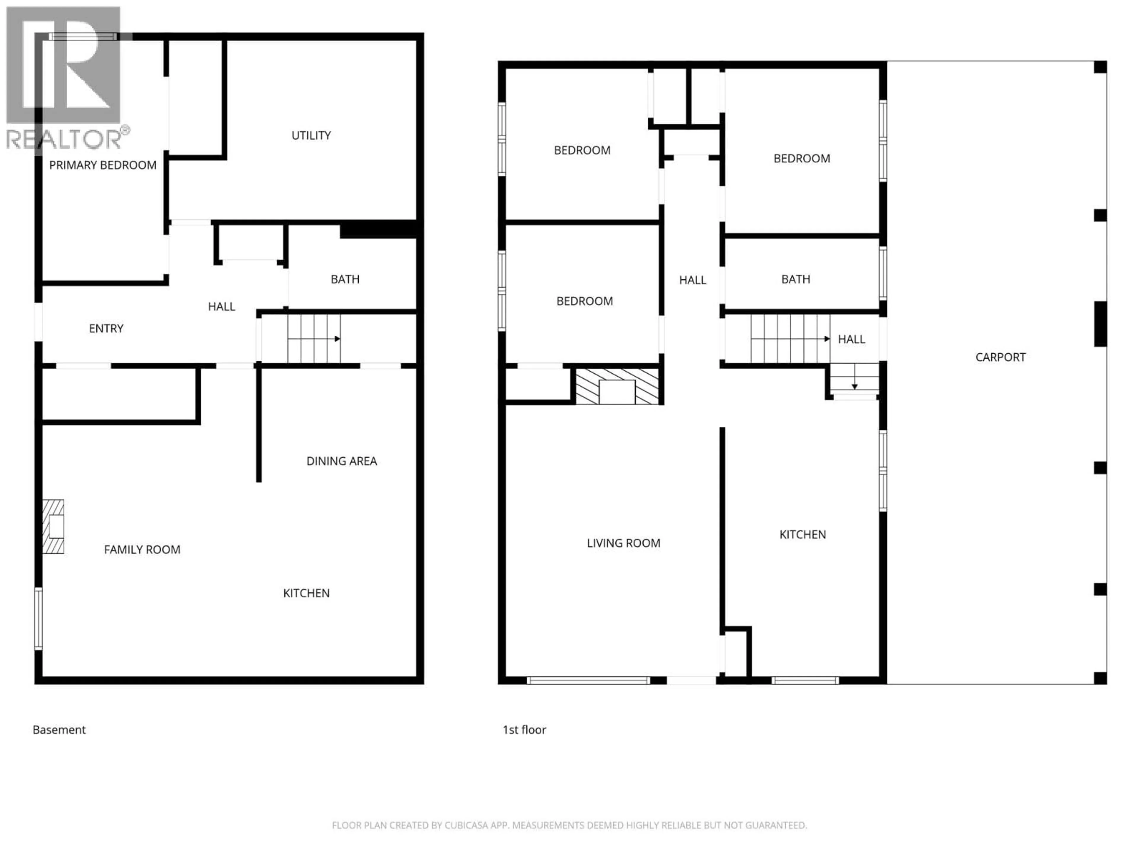 Floor plan for 1601 37TH STREET, Vernon British Columbia V1T6G2