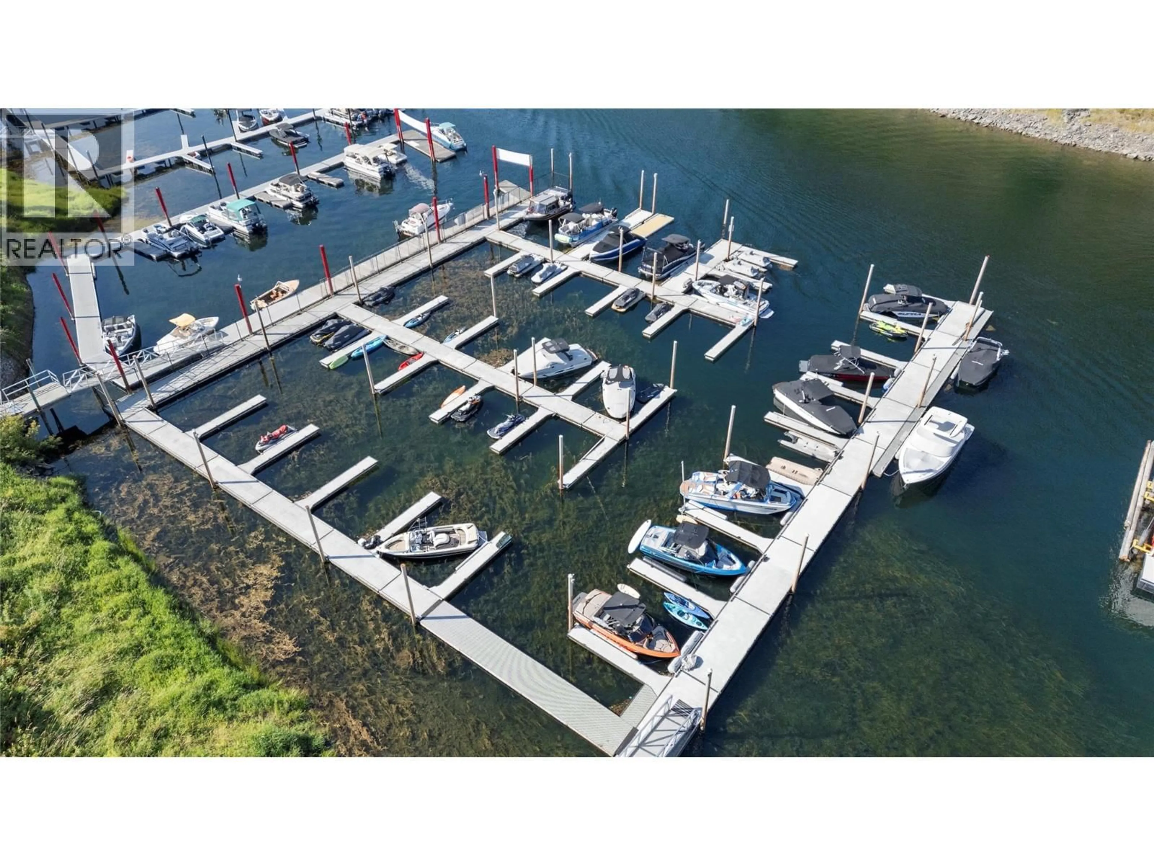 A pic from outside/outdoor area/front of a property/back of a property/a pic from drone, water/lake/river/ocean view for 3 - 1130 RIVERSIDE AVENUE, Sicamous British Columbia V0E2V0