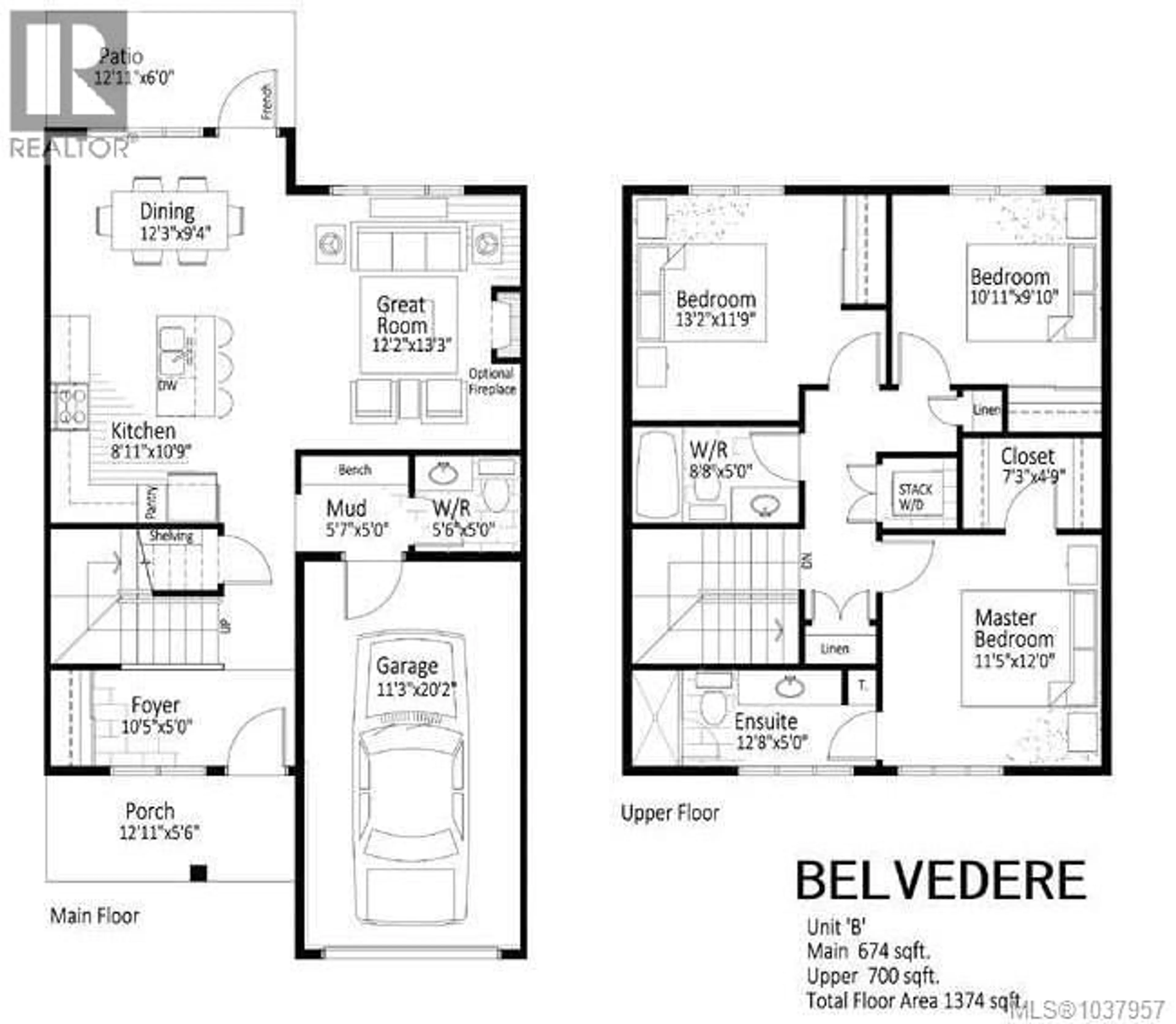 Floor plan for 38 - 2607 KENDAL AVENUE, Cumberland British Columbia V0R1S0