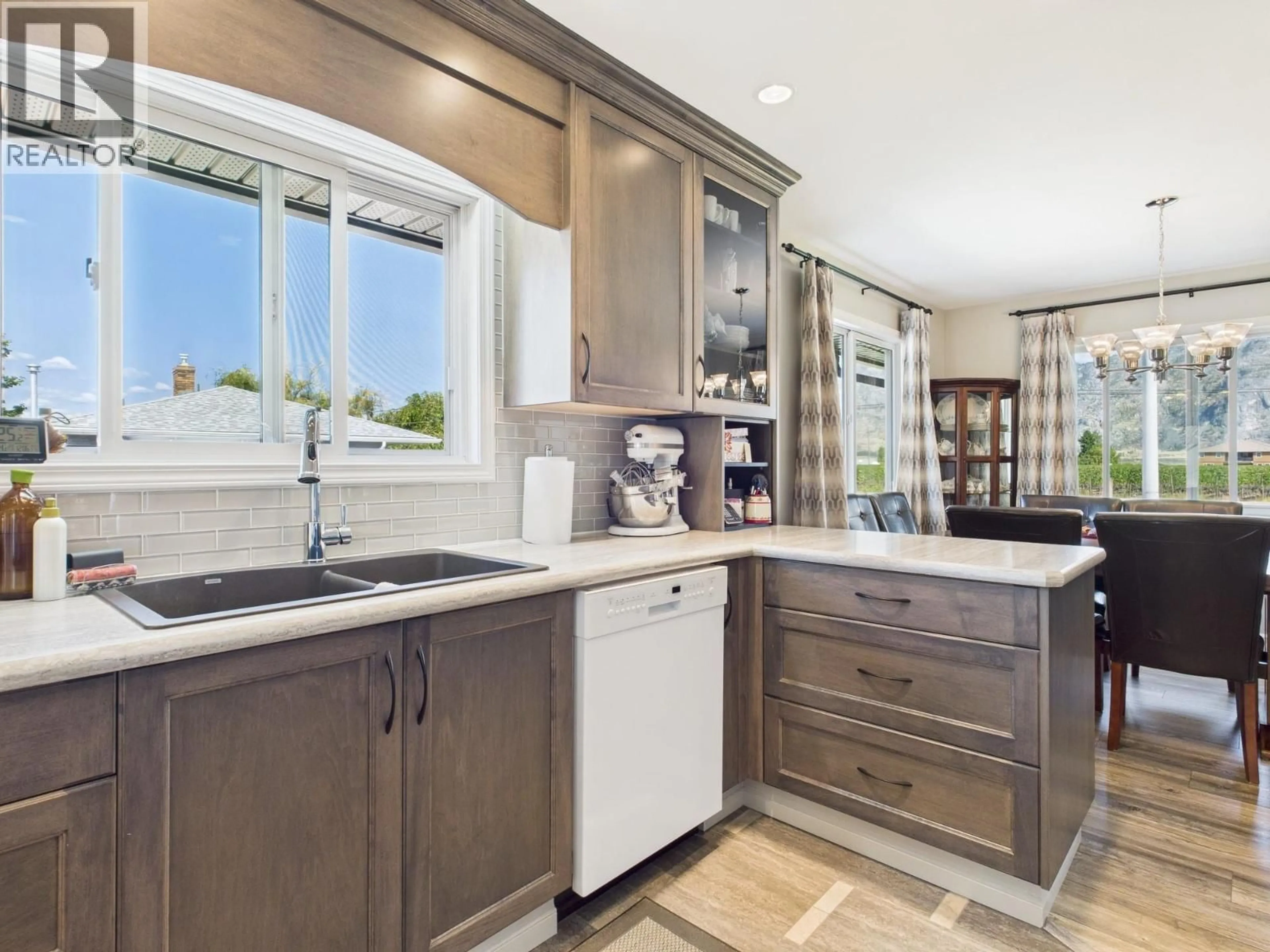 Contemporary kitchen, ceramic/tile floor for 9806 HIGHWAY 97 OTHER, Osoyoos British Columbia V0H1V2