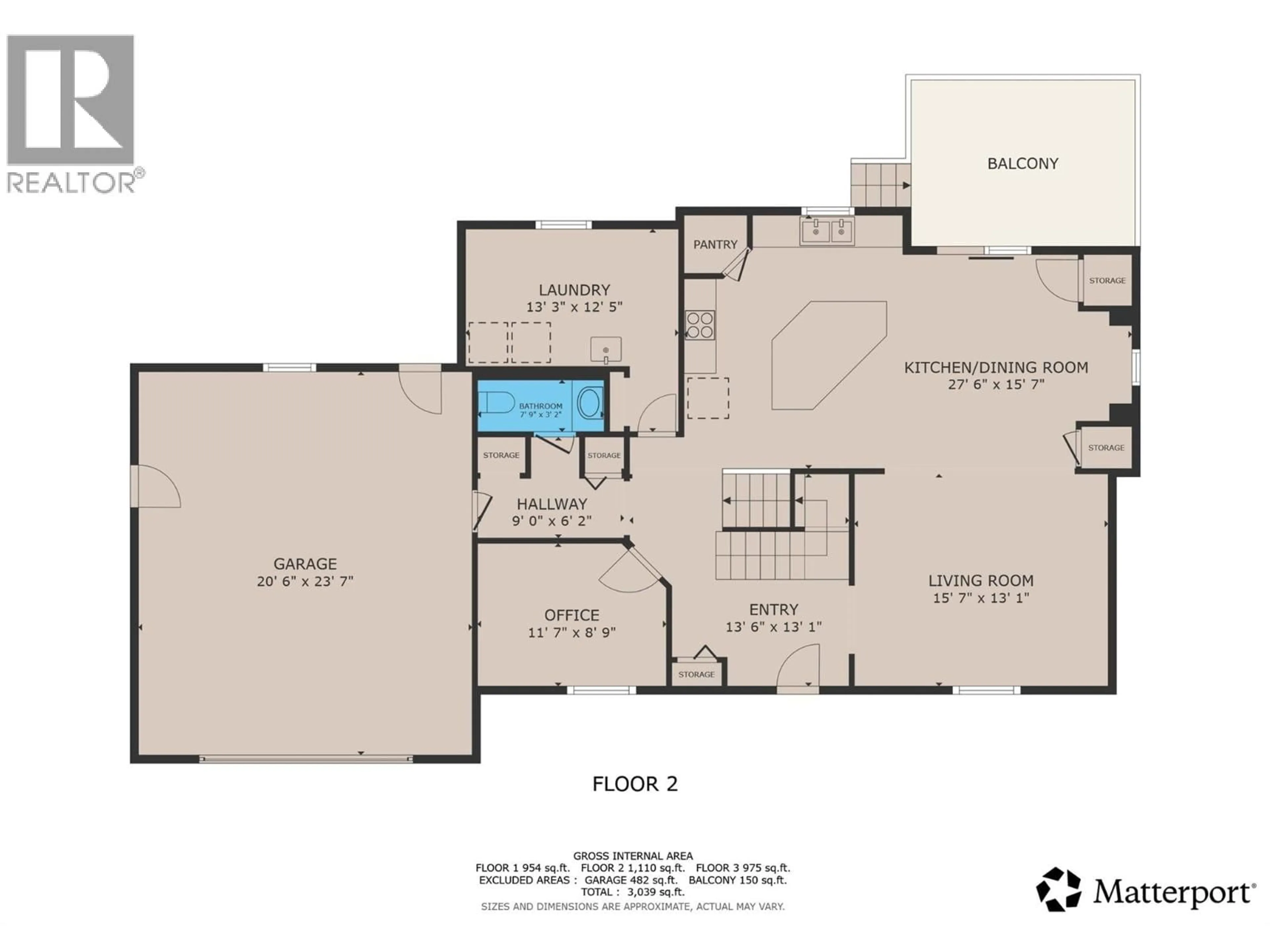 Floor plan for 1715 15TH AVENUE SOUTH, Cranbrook British Columbia V1C4N5