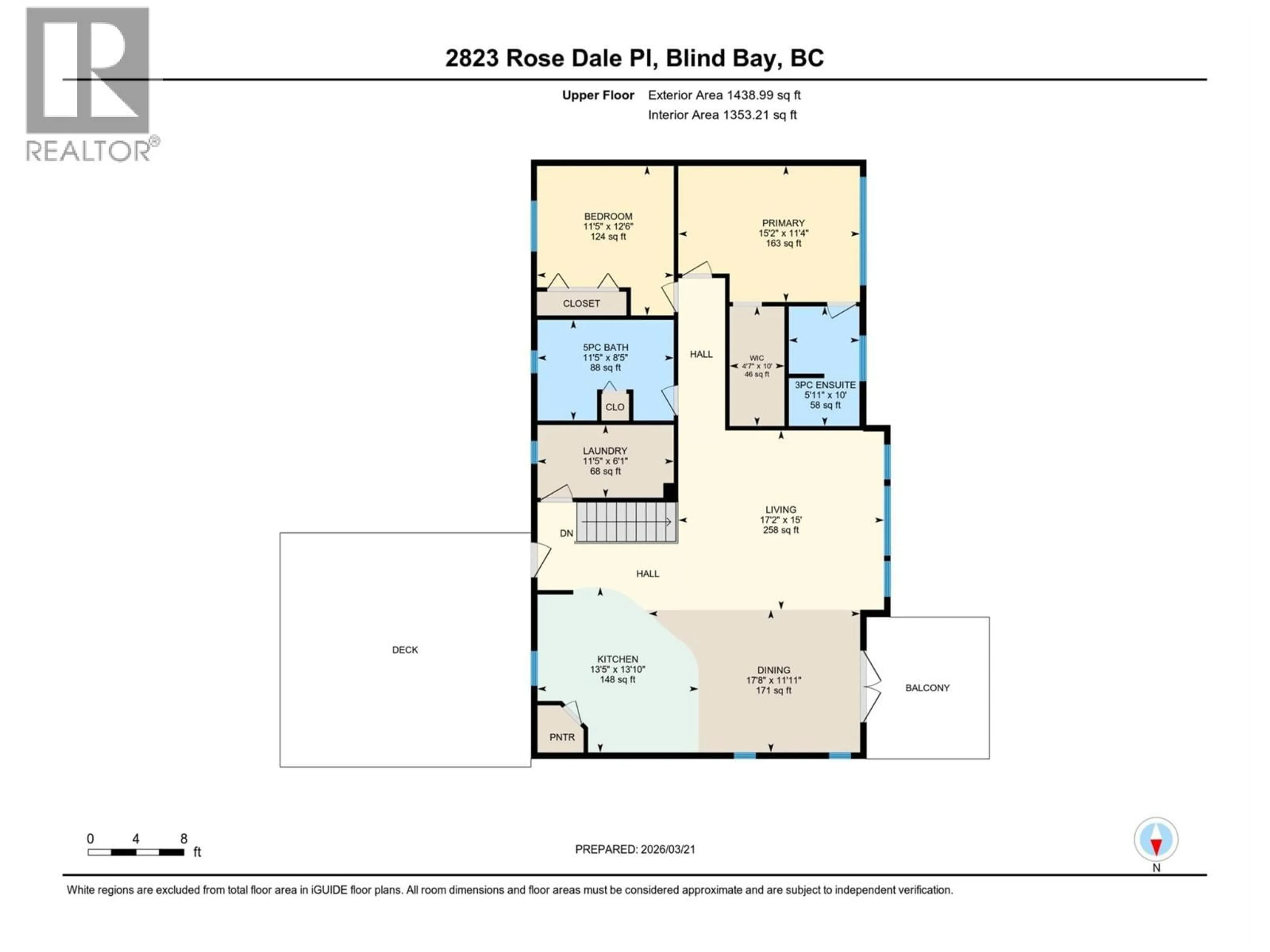Floor plan for 2823 ROSE DALE PLACE, Blind Bay British Columbia V0E1H1