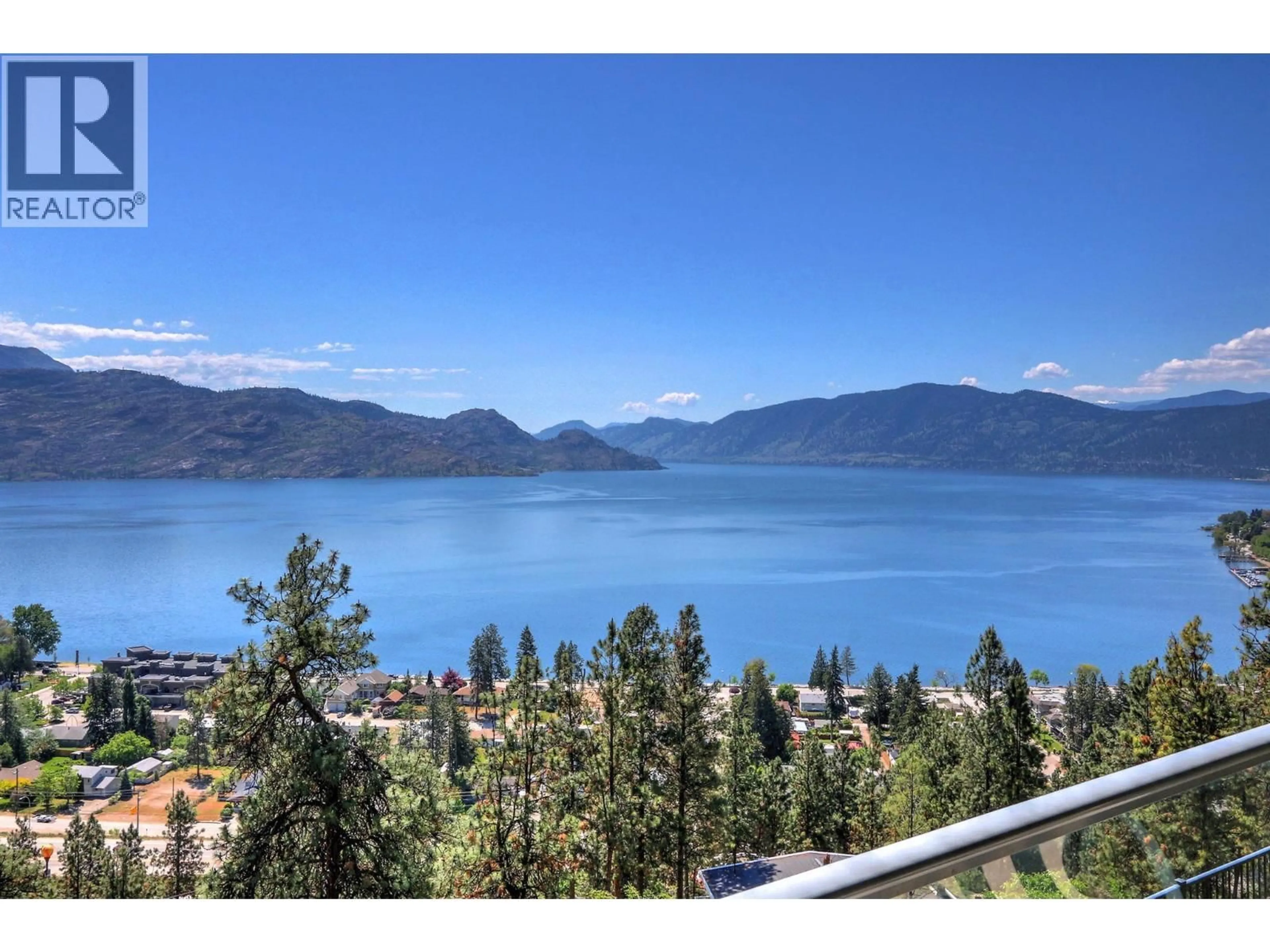 A pic from outside/outdoor area/front of a property/back of a property/a pic from drone, water/lake/river/ocean view for 109 - 4350 PONDEROSA DRIVE, Peachland British Columbia V0H1X5