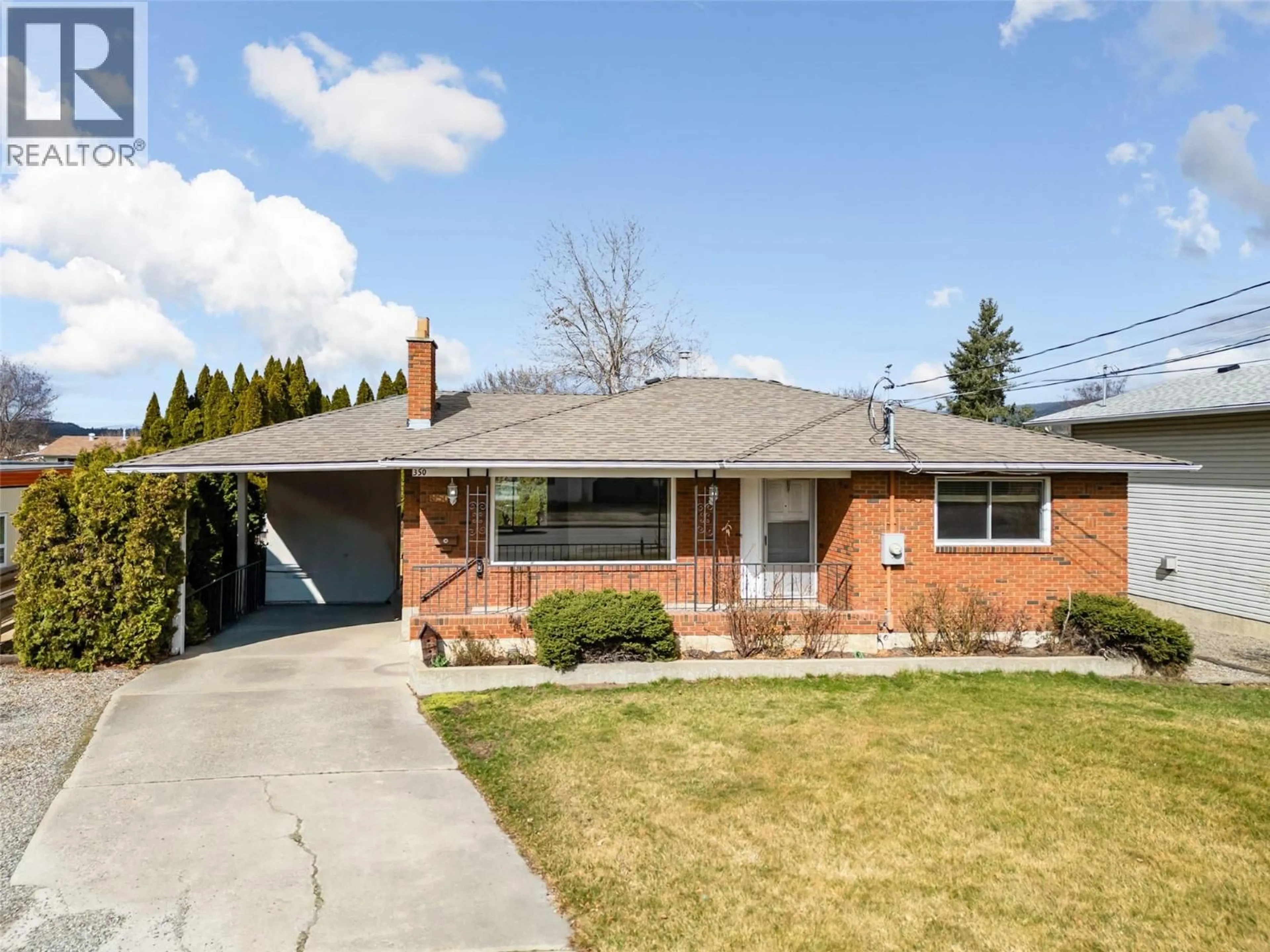 Home with brick exterior material, street for 350 LEATHEAD ROAD, Kelowna British Columbia V1X2H8