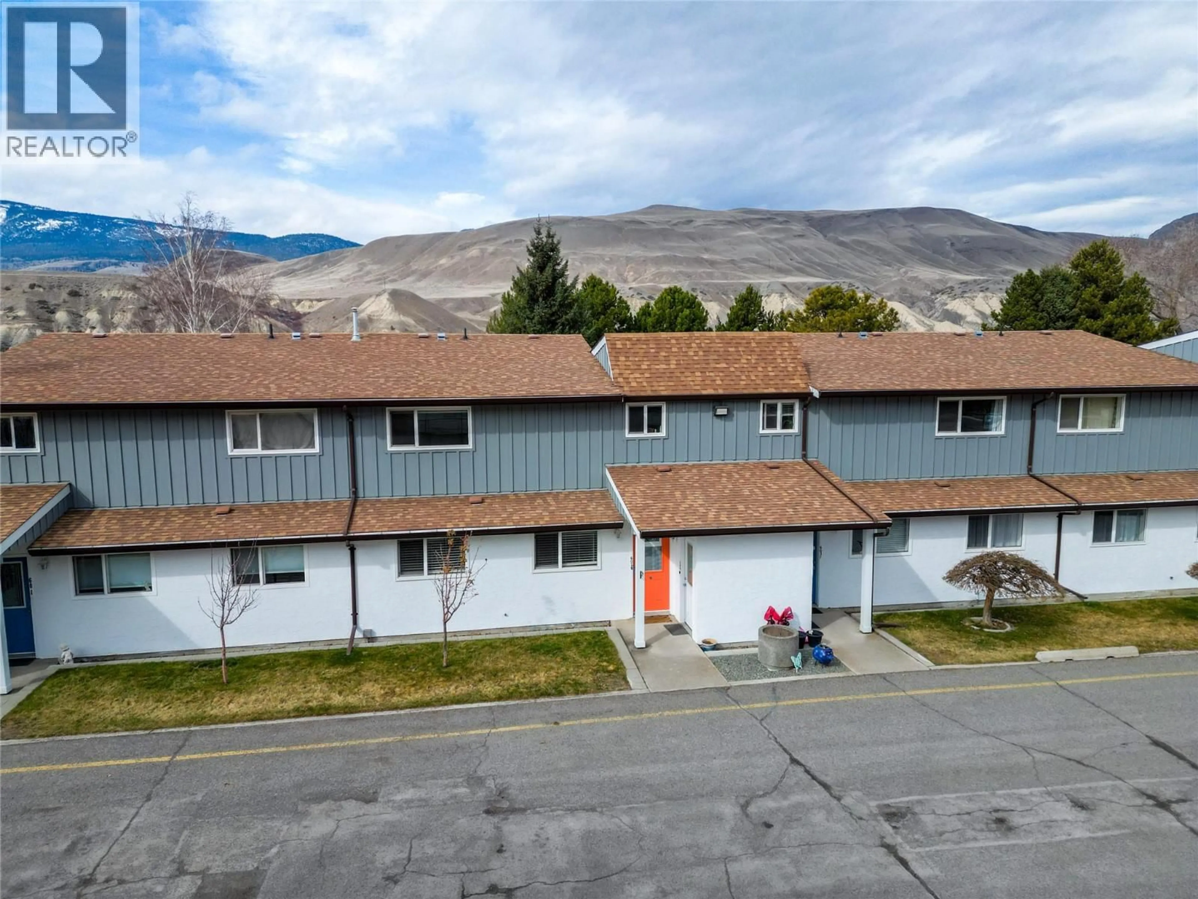 A pic from outside/outdoor area/front of a property/back of a property/a pic from drone, mountain view for 602 - 1500 MESA VISTA DRIVE, Ashcroft British Columbia V0K1A0