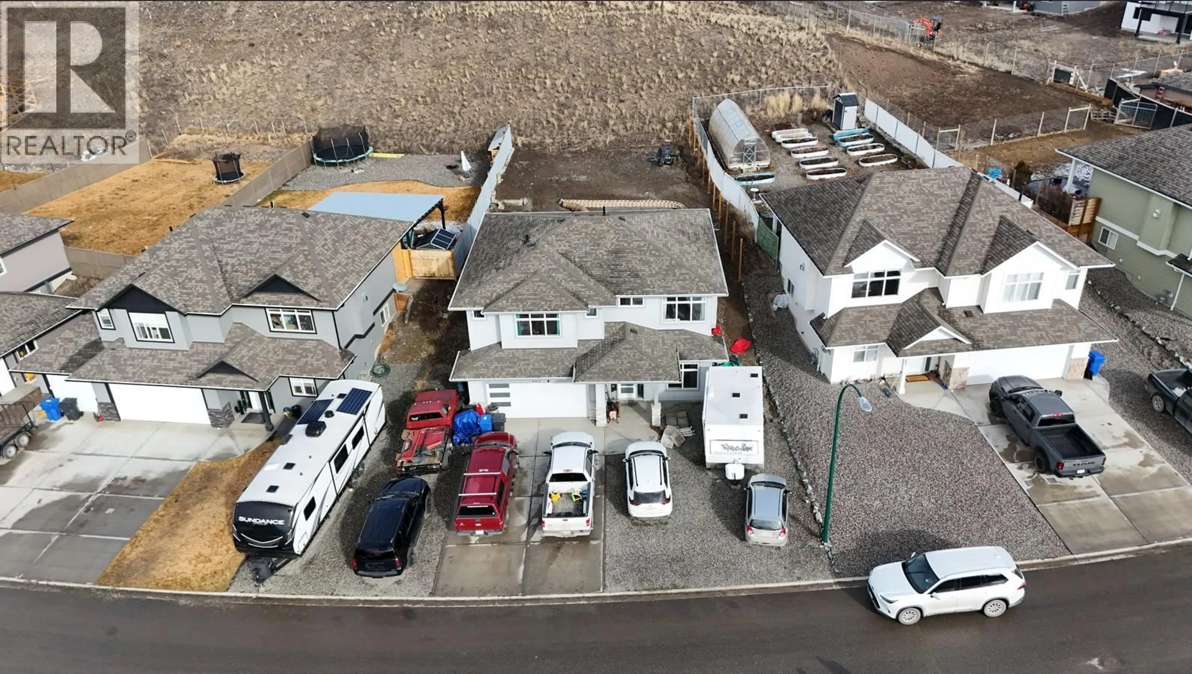A pic from outside/outdoor area/front of a property/back of a property/a pic from drone, unknown for 461 DALADON DRIVE, Logan Lake British Columbia V0K1W0