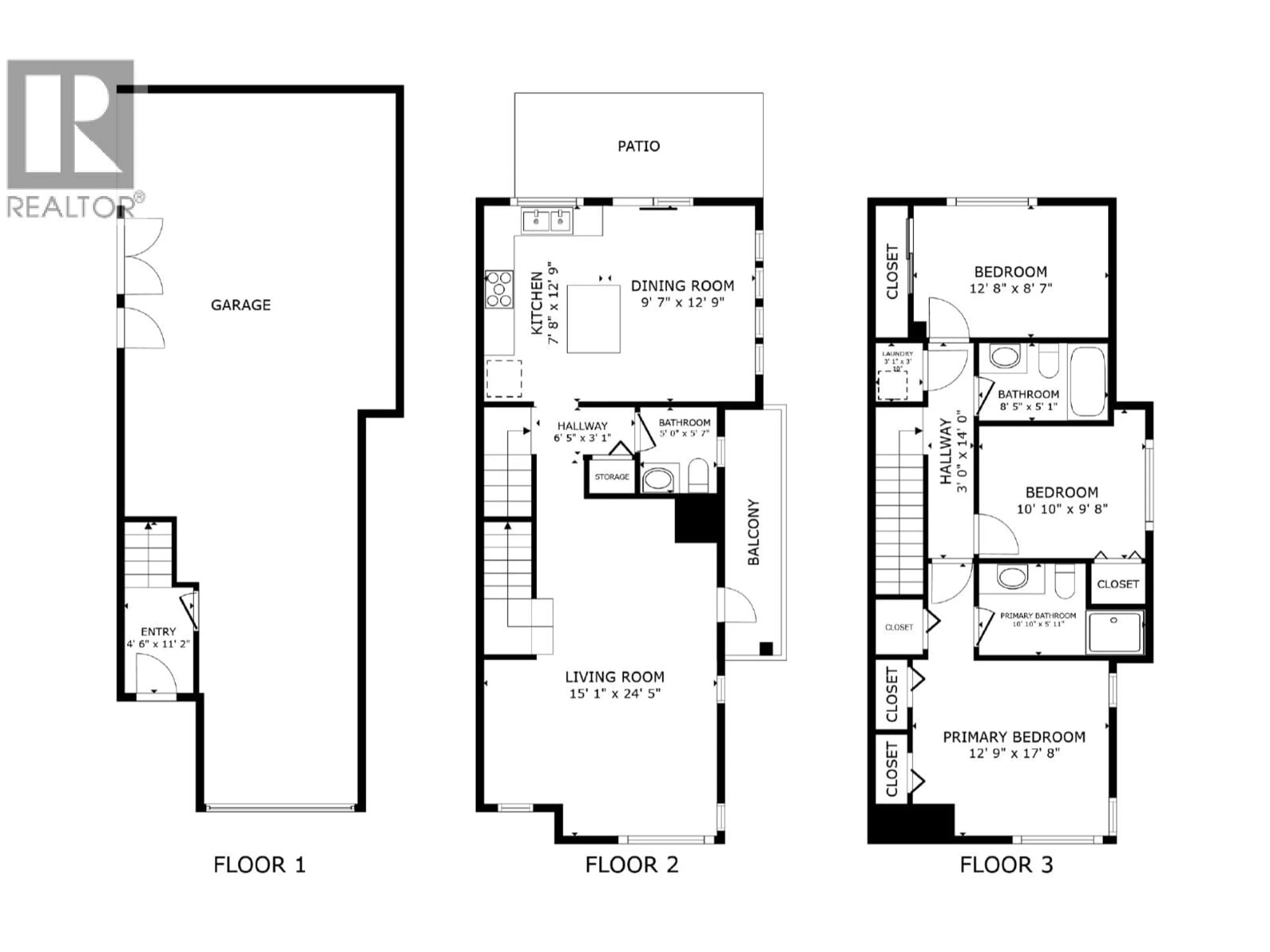 Floor plan for 68 - 13098 SHORELINE WAY, Lake Country British Columbia V4V0A8