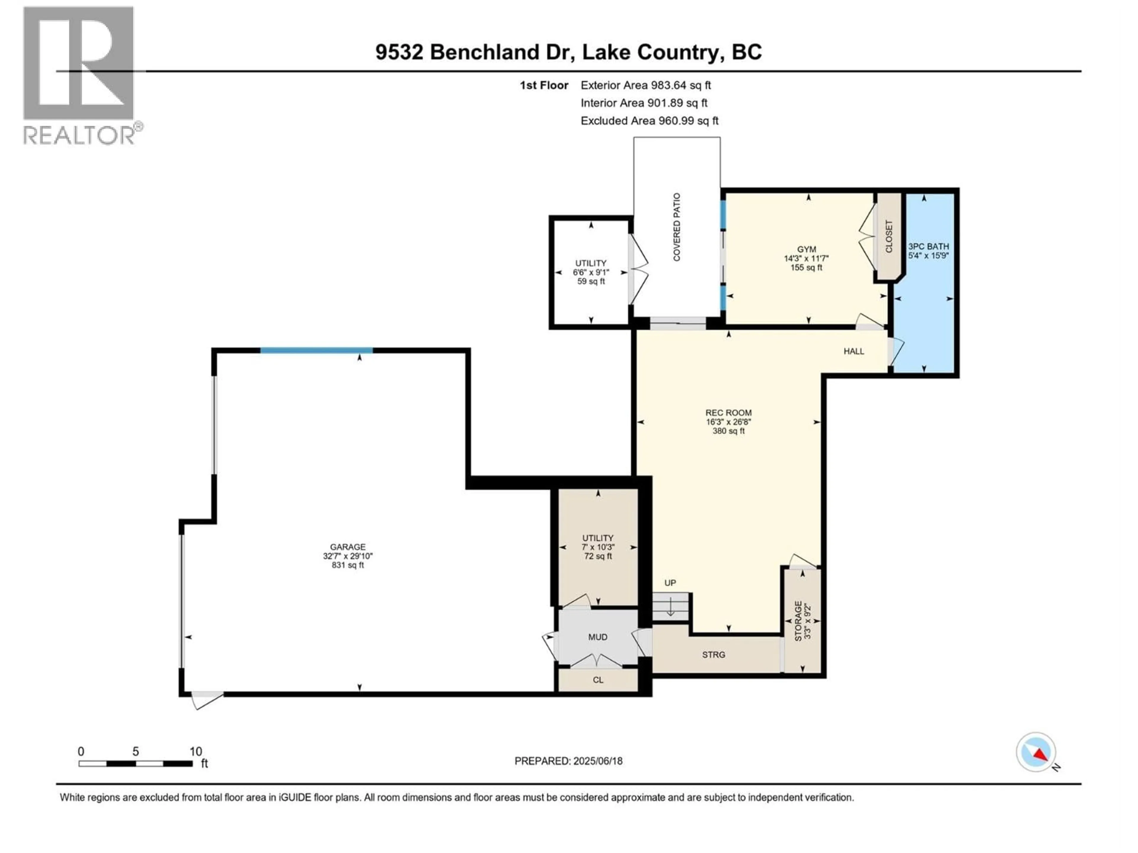 Floor plan for 9532 BENCHLAND DRIVE, Lake Country British Columbia V4V2T4