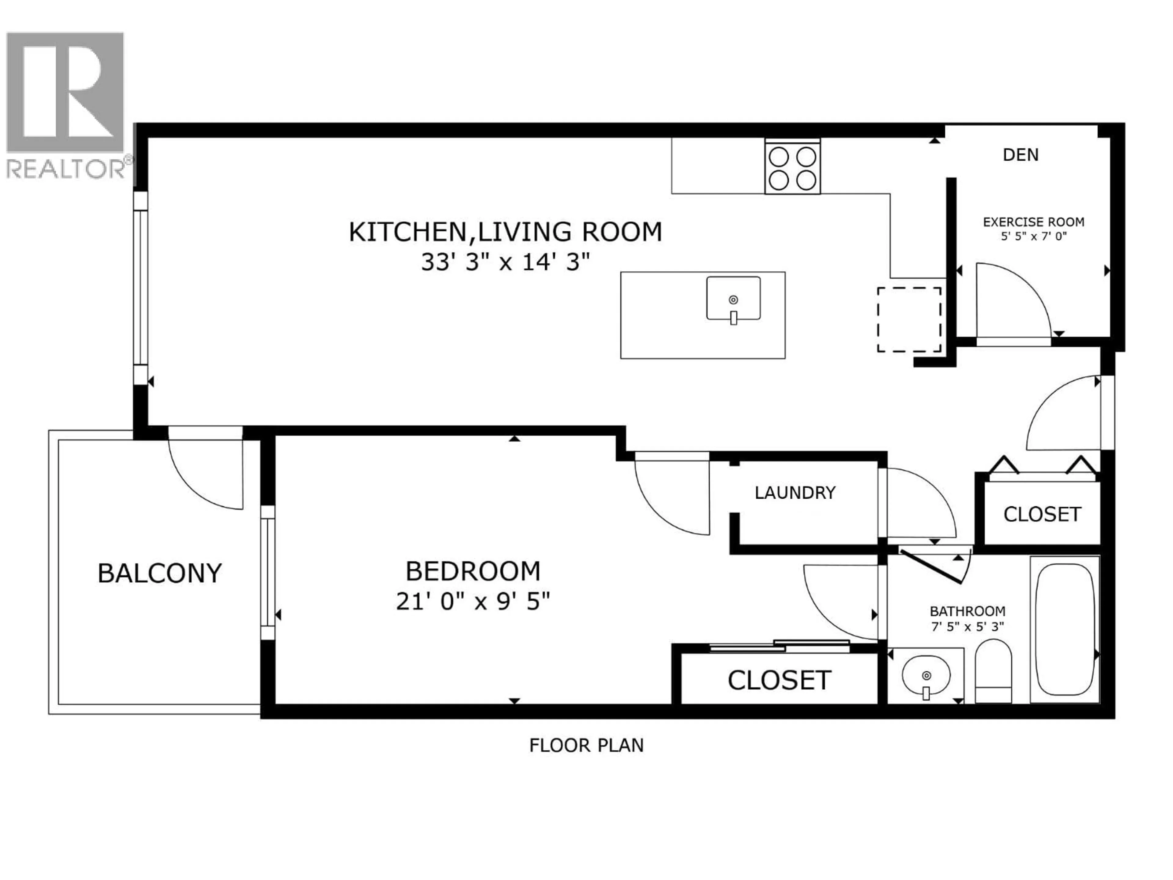 Floor plan for 421 - 2301 CARRINGTON ROAD, West Kelowna British Columbia V4T0E2