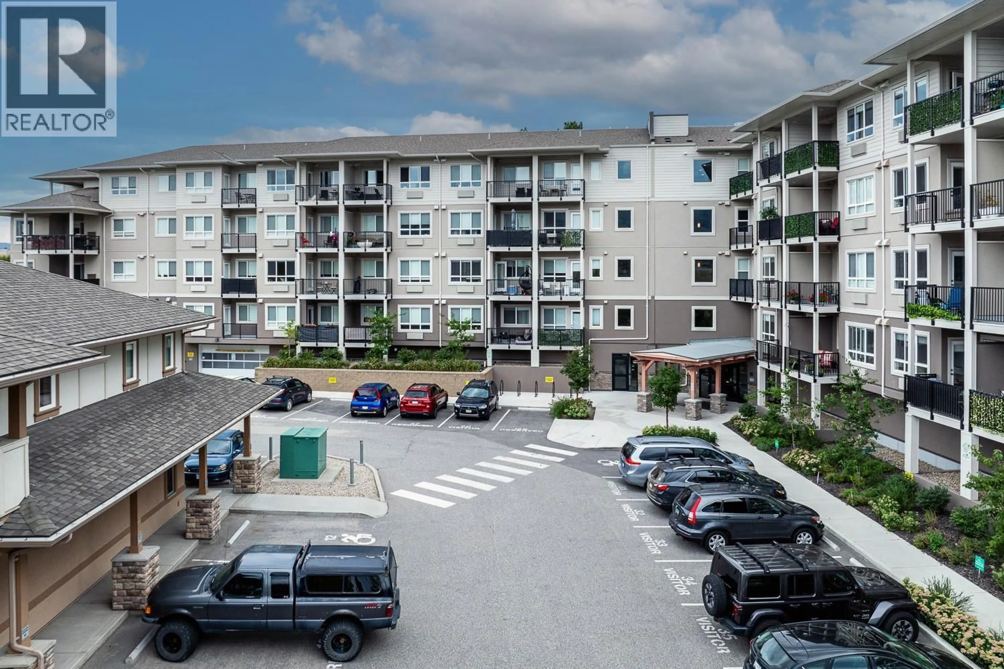 A pic from outside/outdoor area/front of a property/back of a property/a pic from drone, unknown for 421 - 2301 CARRINGTON ROAD, West Kelowna British Columbia V4T0E2