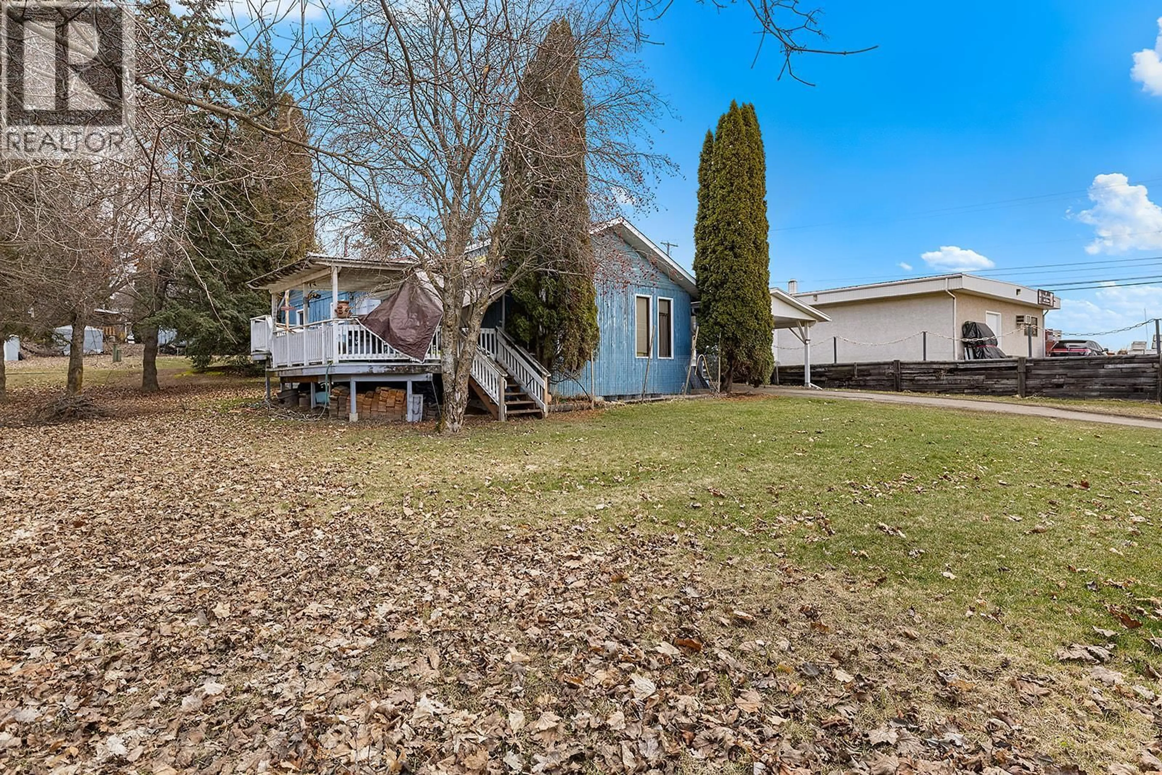 A pic from outside/outdoor area/front of a property/back of a property/a pic from drone, street for 3116 3 HIGHWAY, Erickson British Columbia V0B1G1