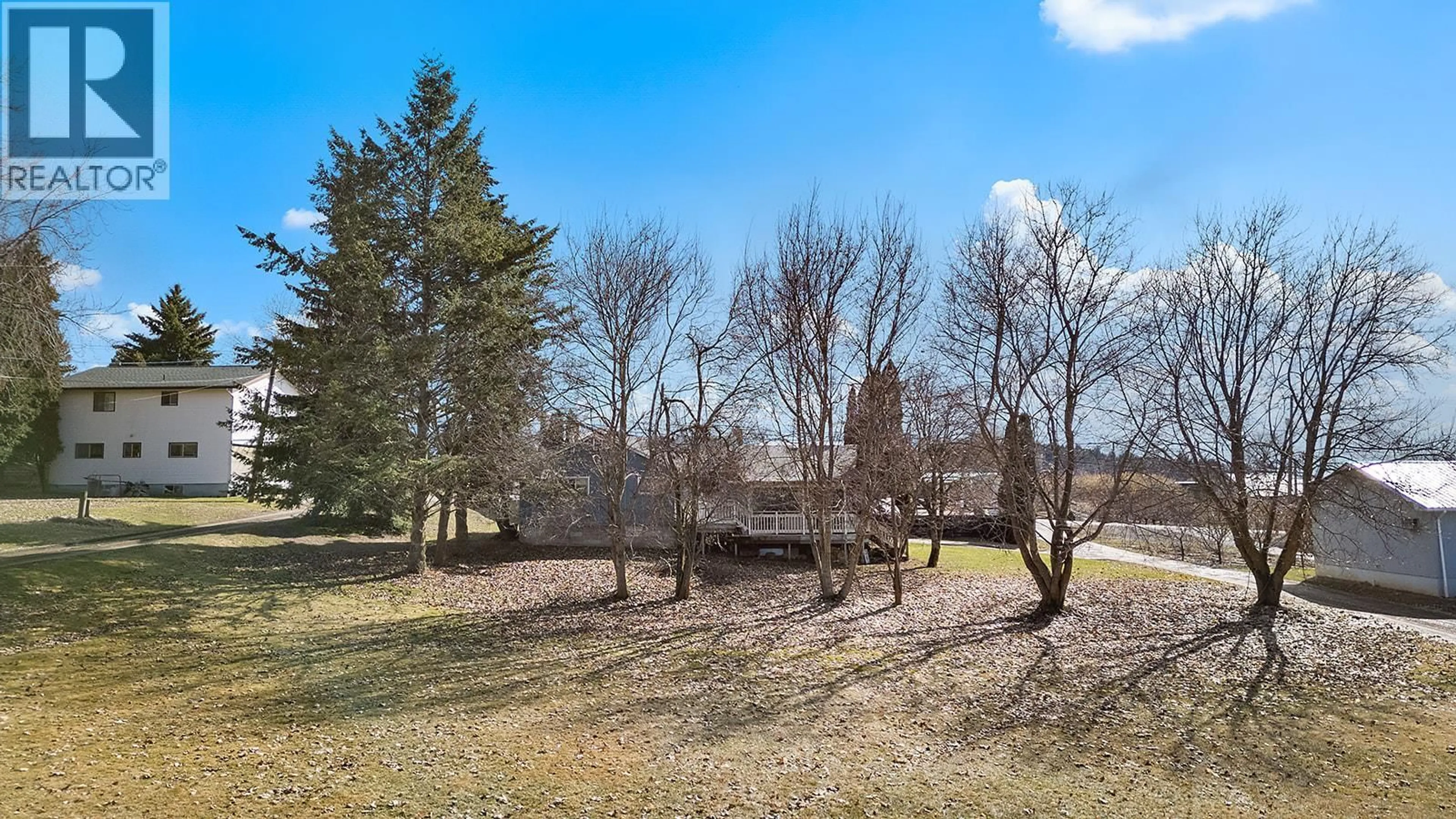 A pic from outside/outdoor area/front of a property/back of a property/a pic from drone, forest/trees view for 3116 3 HIGHWAY, Erickson British Columbia V0B1G1