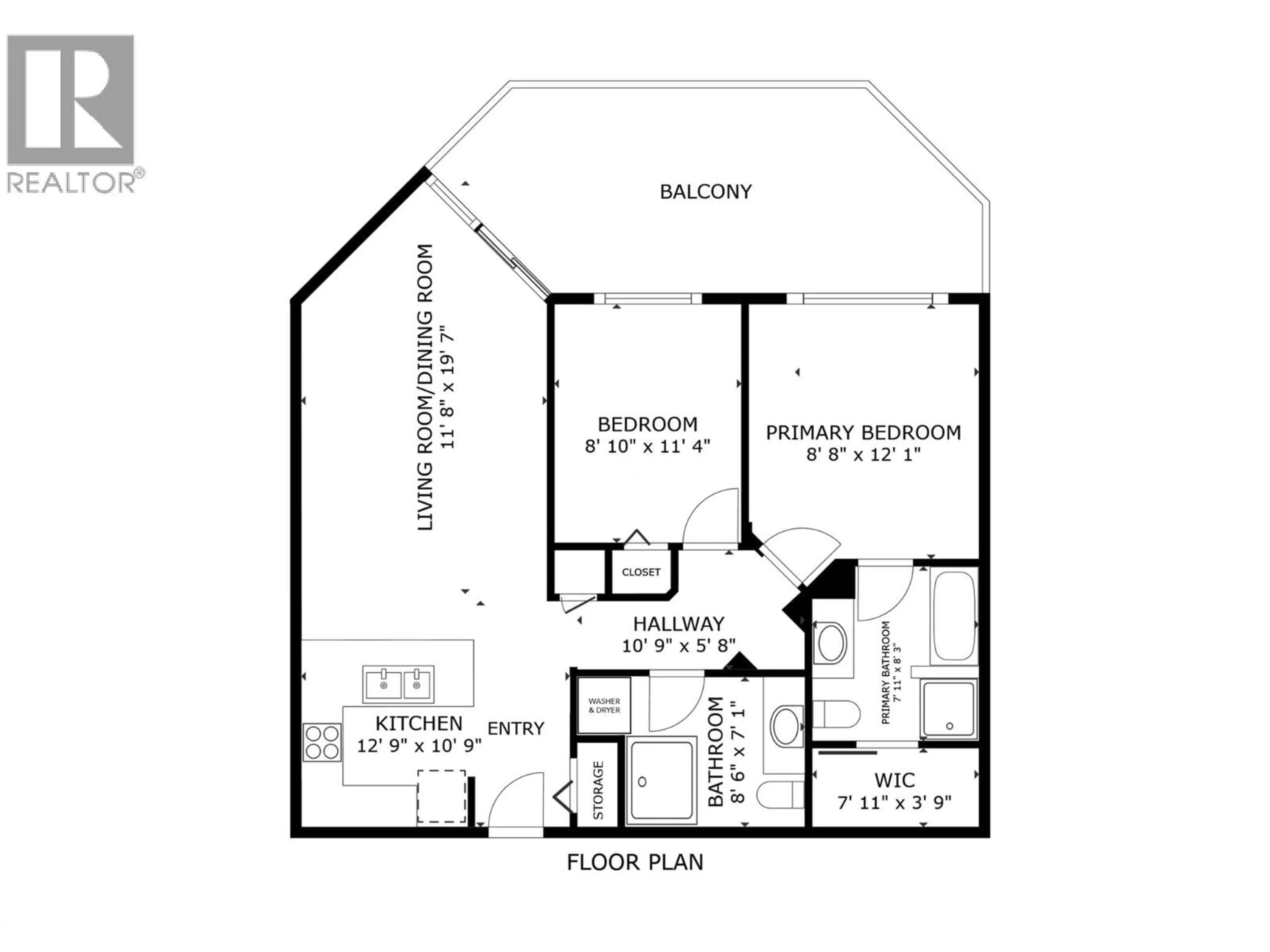 Floor plan for 407 - 3205 SKYVIEW LANE, West Kelowna British Columbia V4T3J3