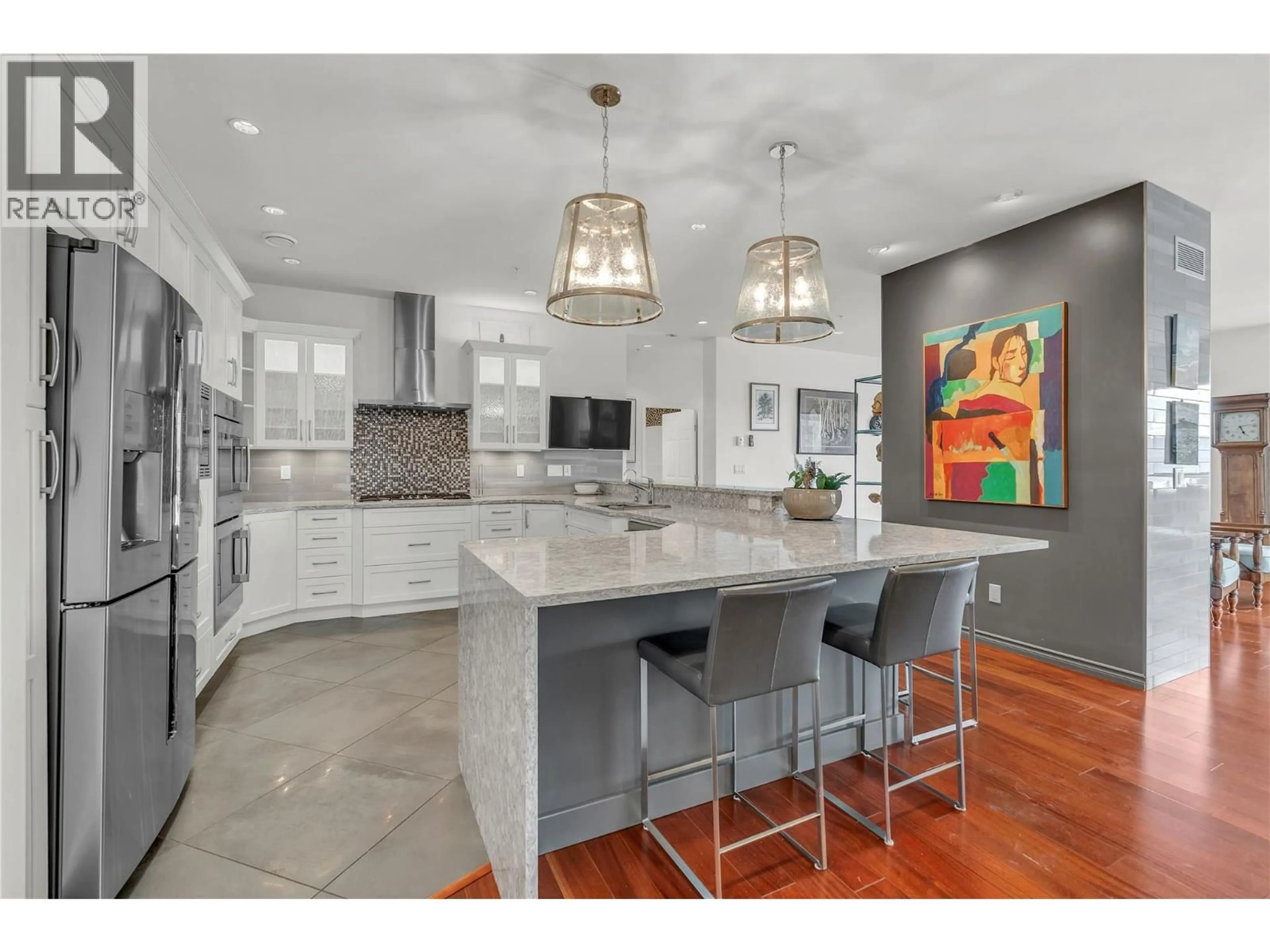 Open concept kitchen, ceramic/tile floor for 1103 - 3388 SKAHA LAKE ROAD, Penticton British Columbia V2A6G4