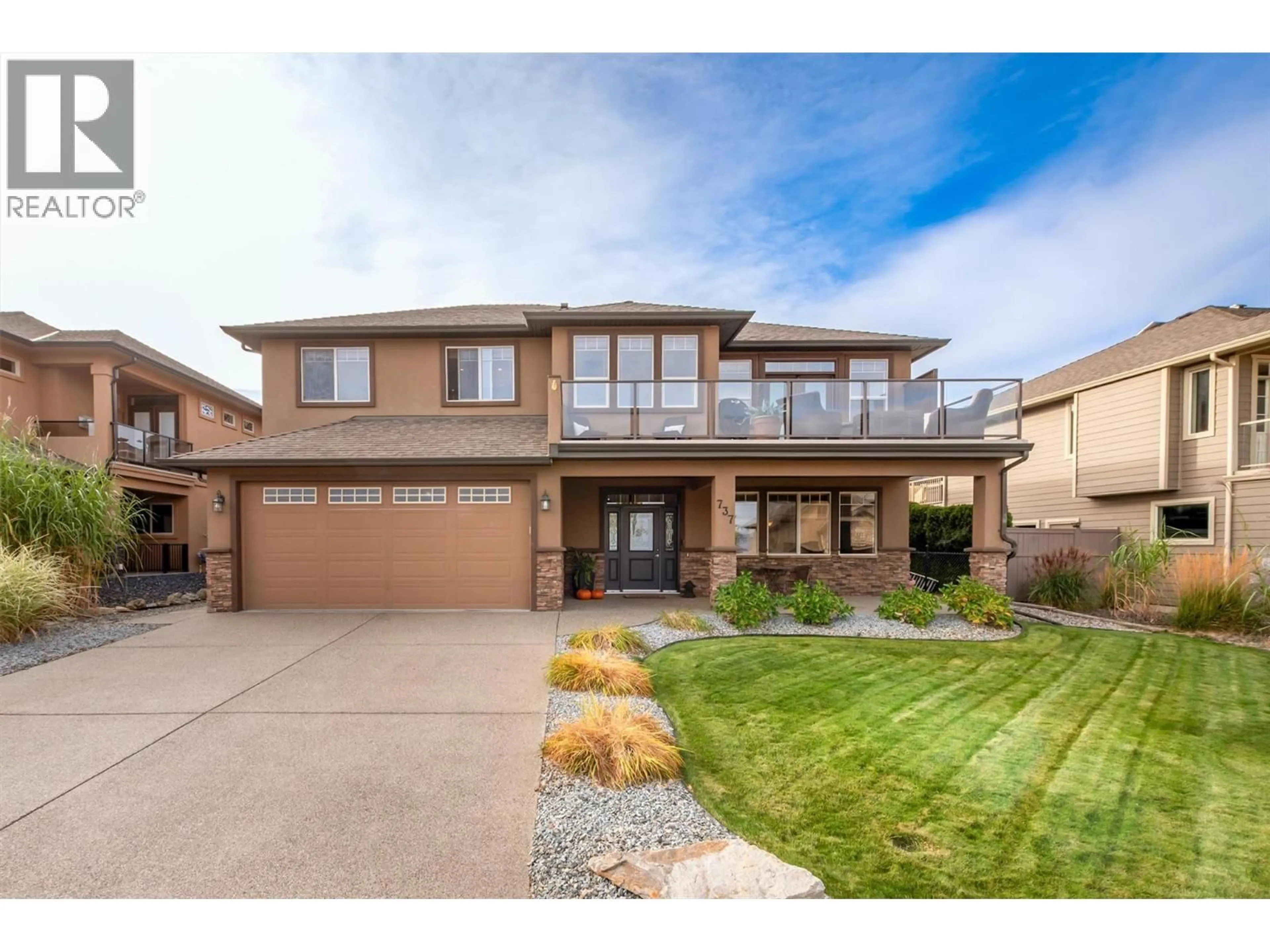 Home with brick exterior material, street for 737 KUIPERS CRESCENT, Kelowna British Columbia V1W5H4