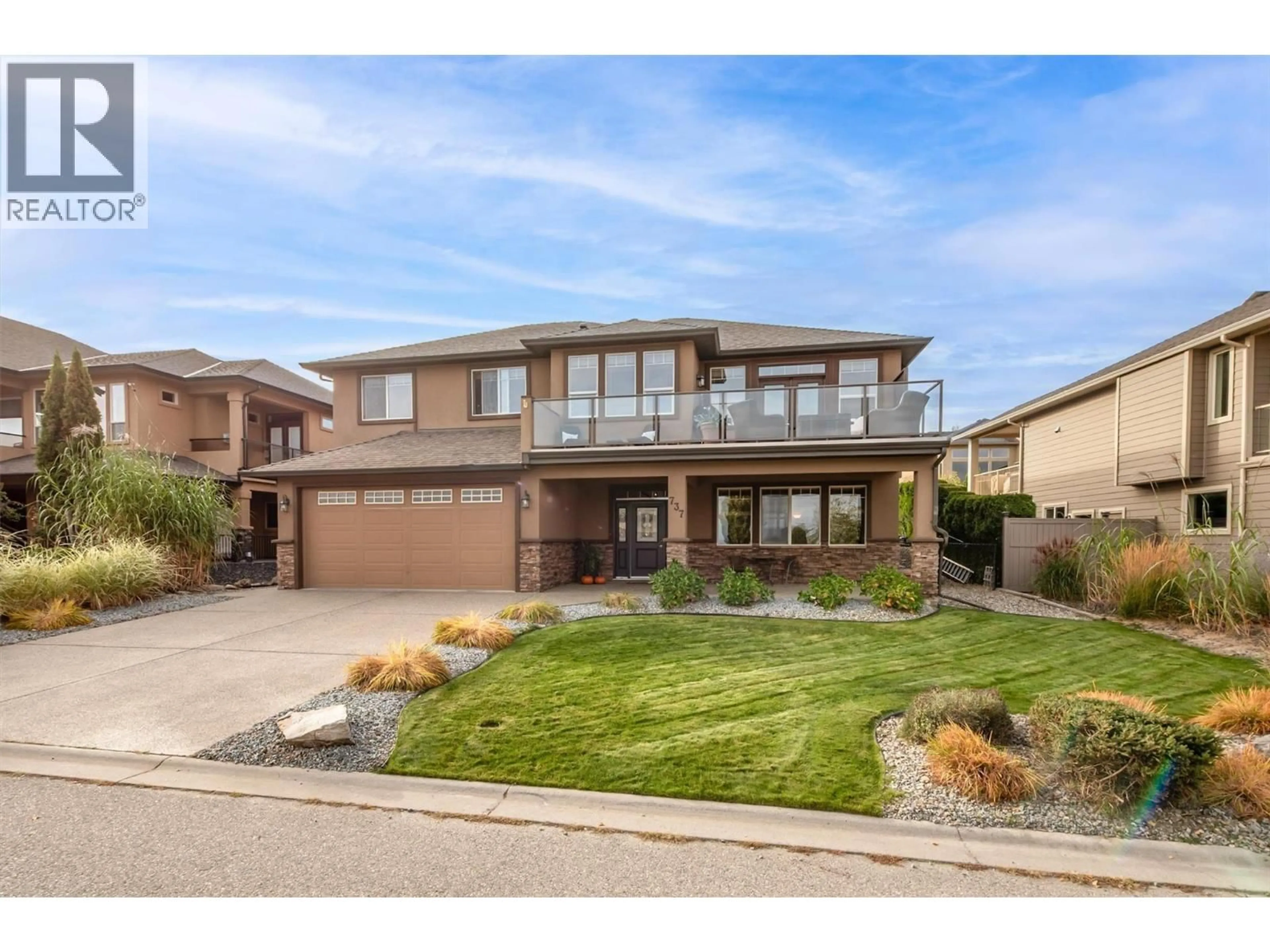 Home with brick exterior material, street for 737 KUIPERS CRESCENT, Kelowna British Columbia V1W5H4