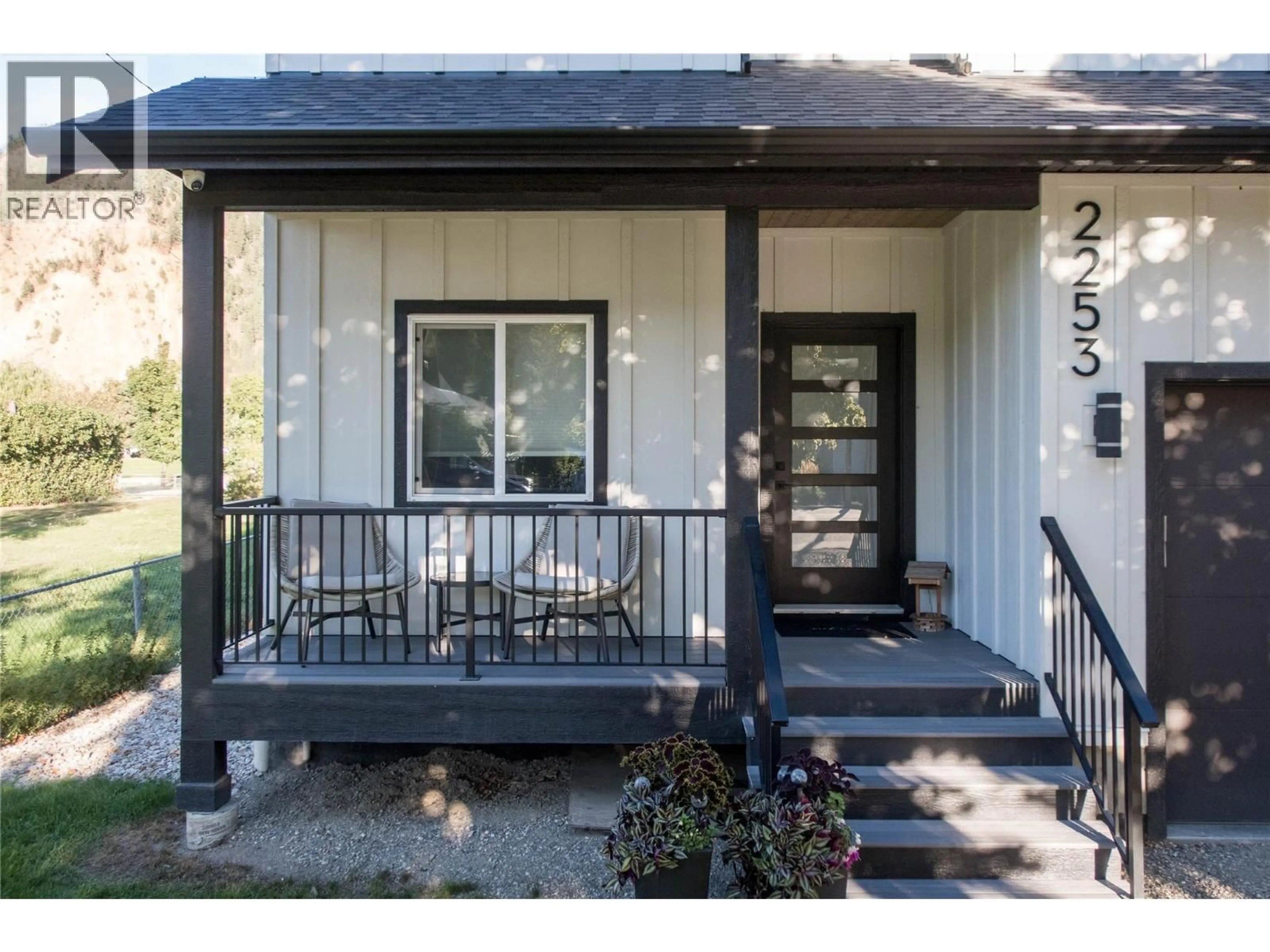 Home with vinyl exterior material, street for 2253 SHUSWAP AVENUE, Lumby British Columbia V0E2G0