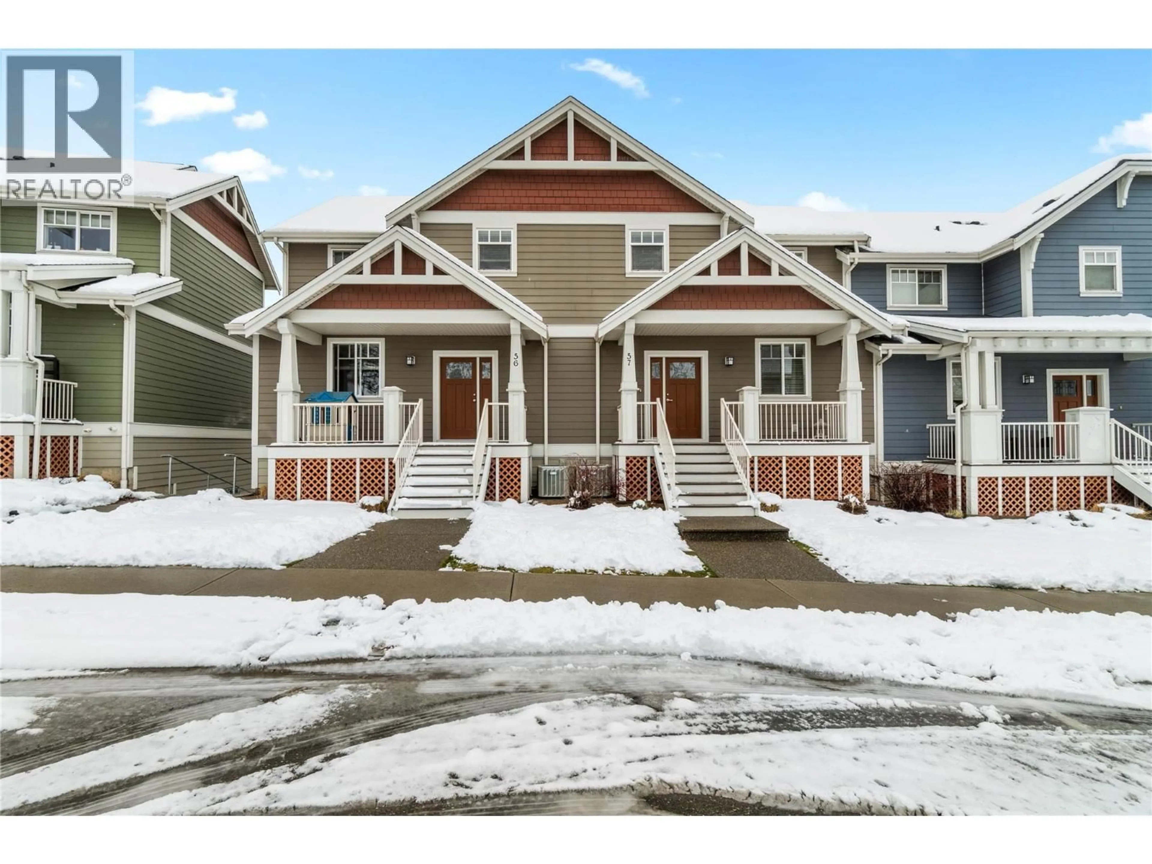 Home with vinyl exterior material, street for 56 - 2860 VALLEYVIEW DRIVE, Kamloops British Columbia V2C0B3