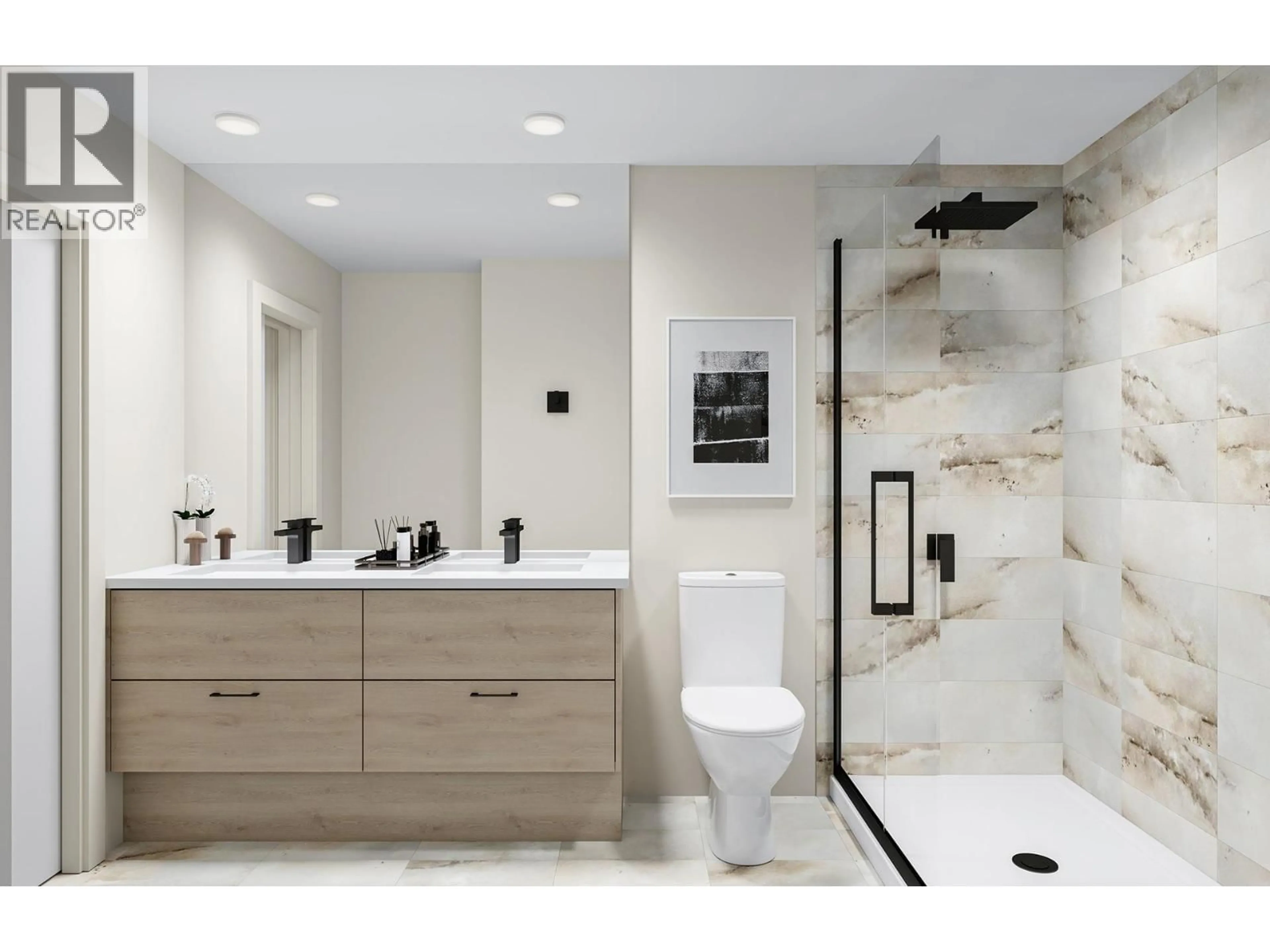 Contemporary bathroom, ceramic/tile floor for 311 - 647 CLEMENT AVENUE, Kelowna British Columbia V1Y7C7