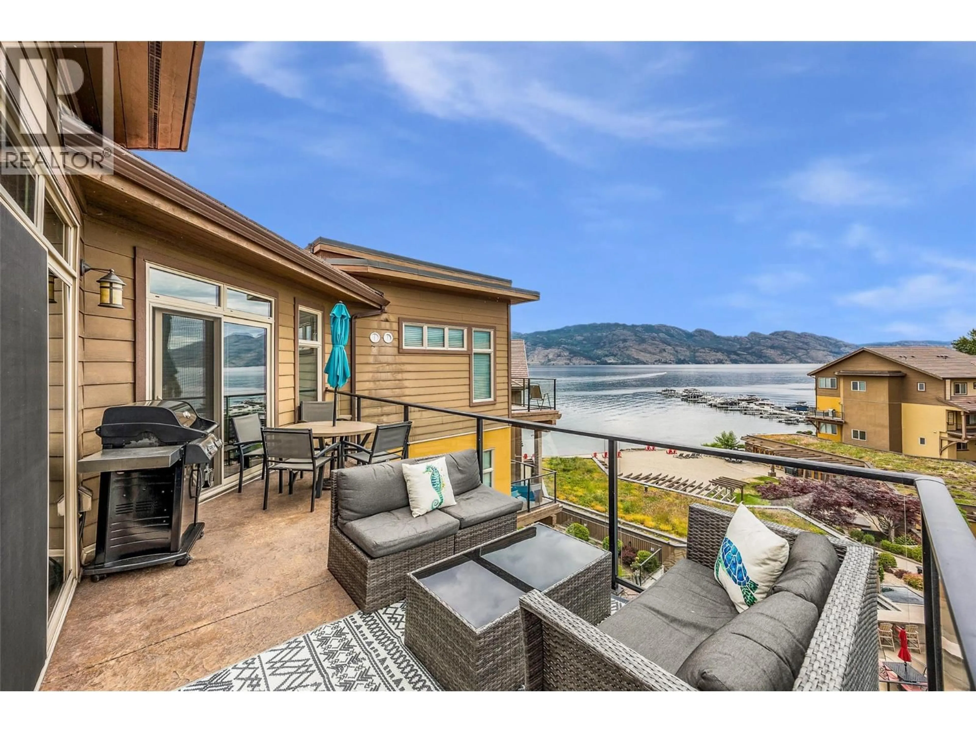Patio, water/lake/river/ocean view for 6402 - 4026 PRITCHARD DRIVE, West Kelowna British Columbia V4T3E4