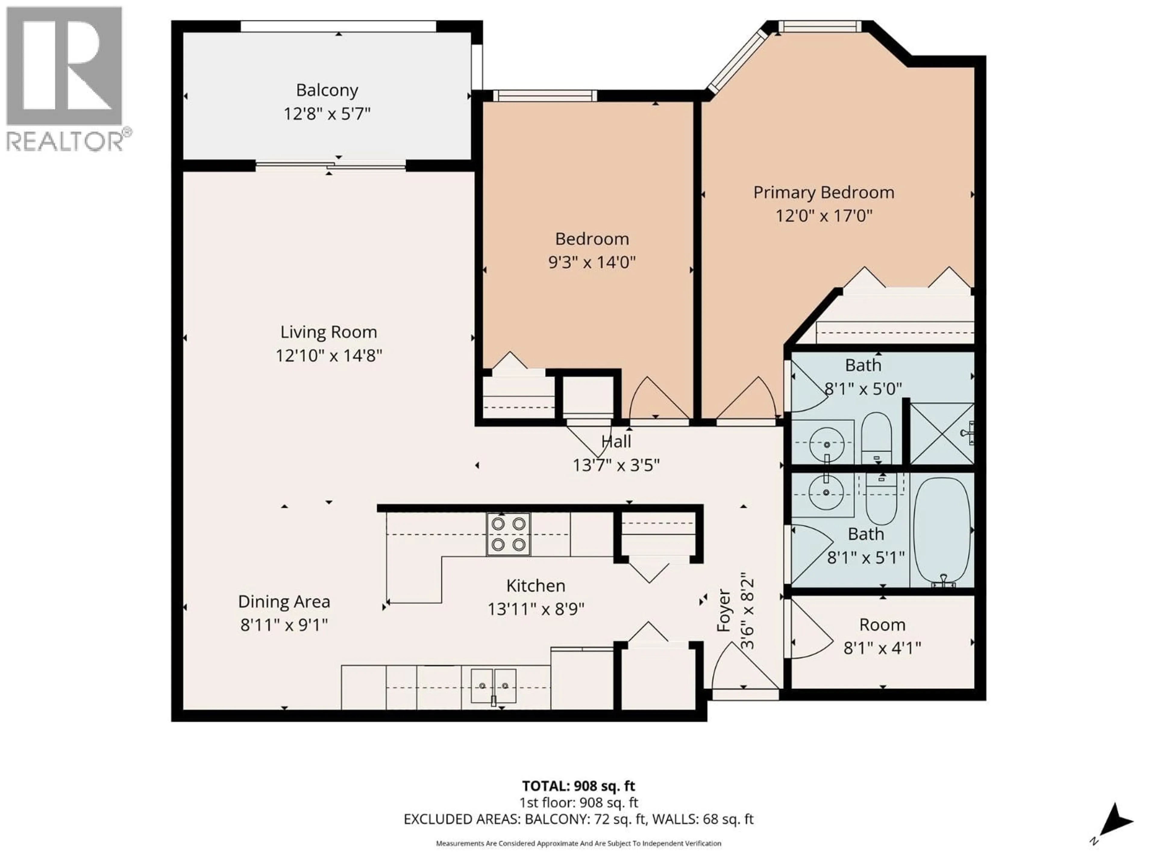 Floor plan for 209 - 3160 CASORSO ROAD, Kelowna British Columbia V1W3L7