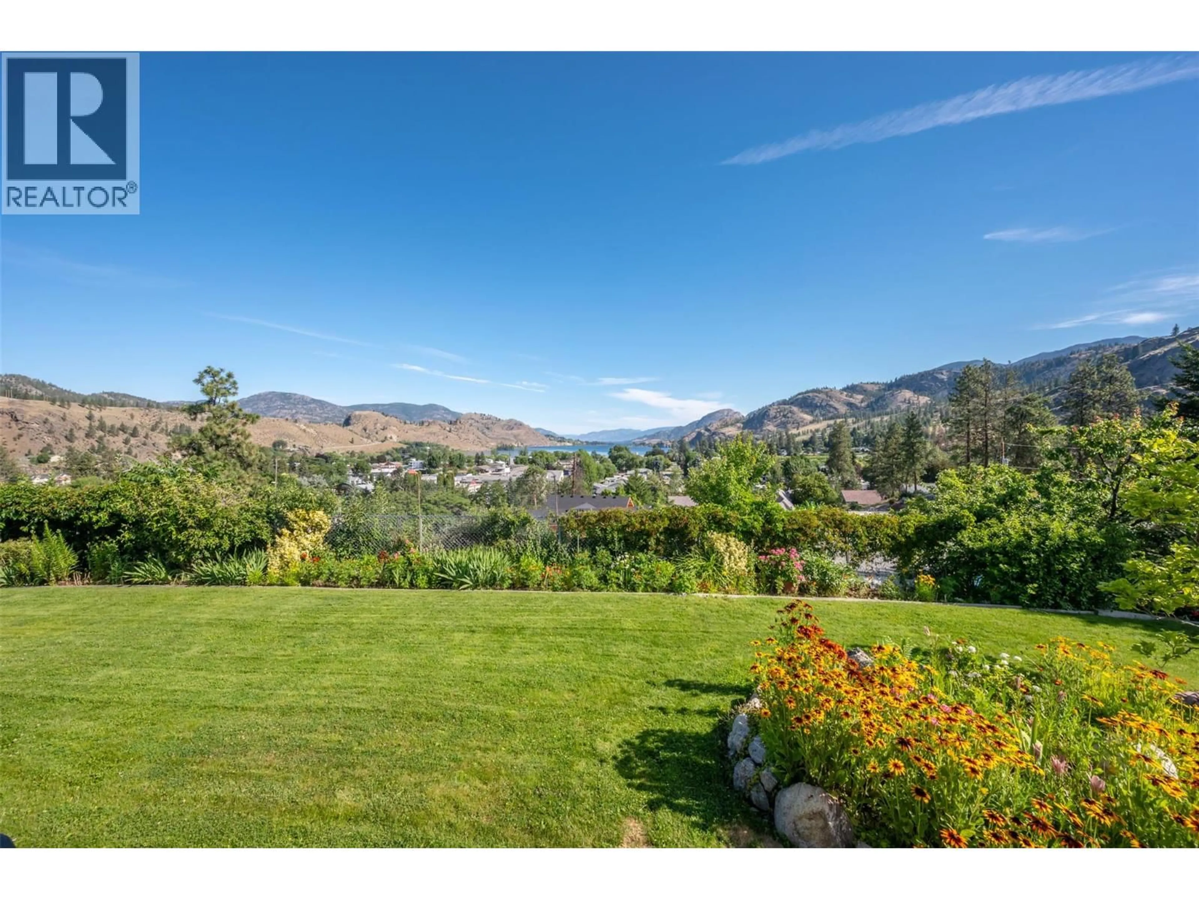 A pic from outside/outdoor area/front of a property/back of a property/a pic from drone, mountain view for 4836/4840 BARTEN PLACE, Okanagan Falls British Columbia V0H1R2