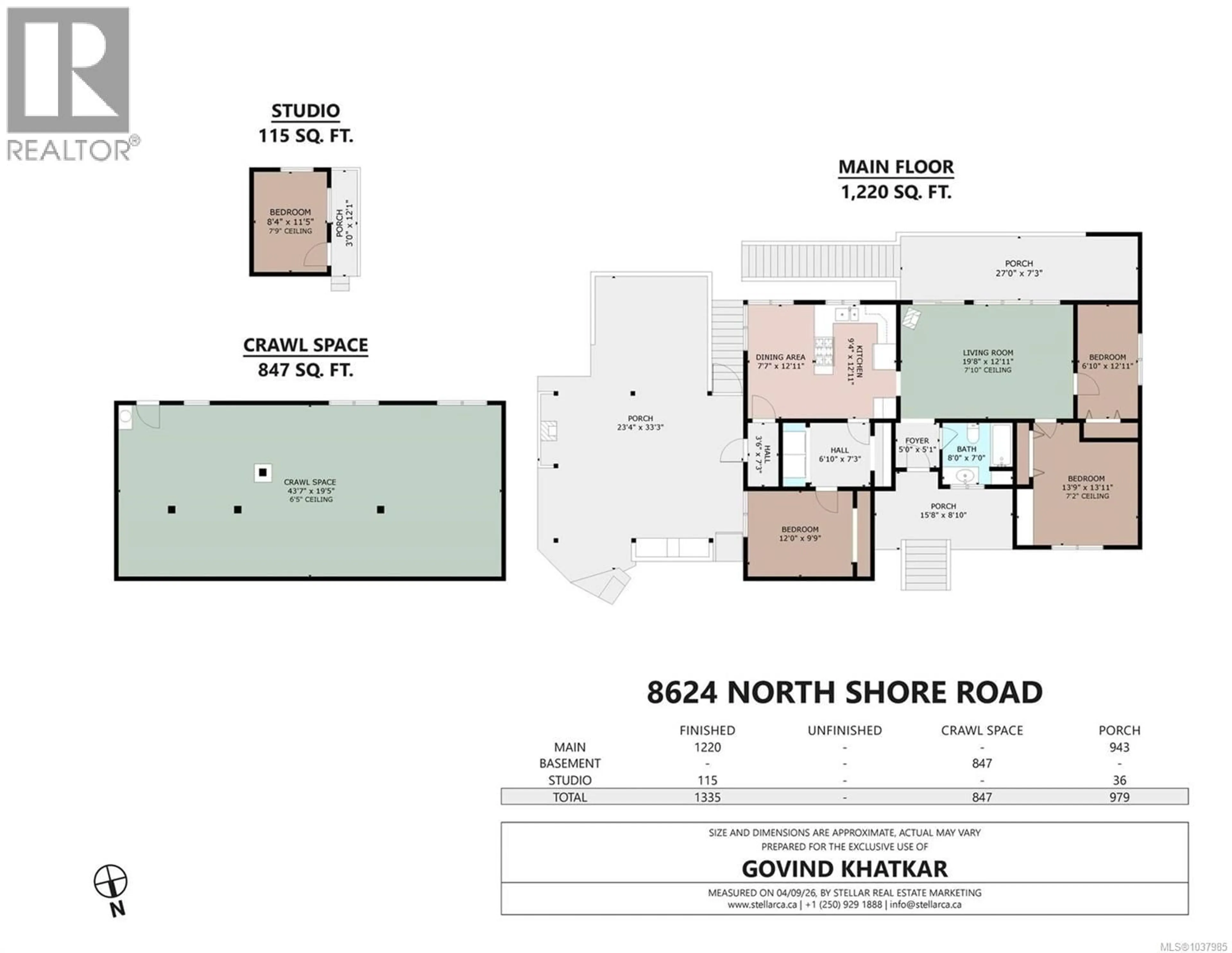 Floor plan for 8624 NORTH SHORE ROAD, Lake Cowichan British Columbia V0R2G0