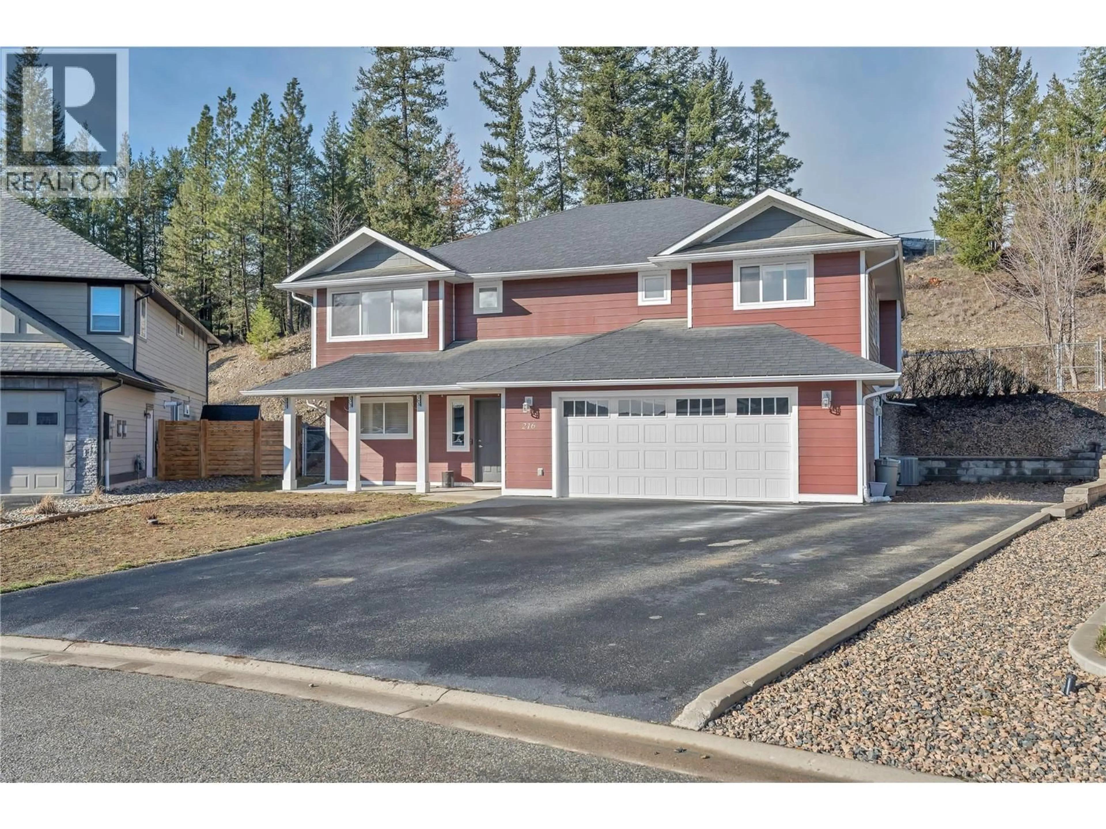 Home with vinyl exterior material, street for 216 WESTRIDGE COURT, Princeton British Columbia V0X1W0