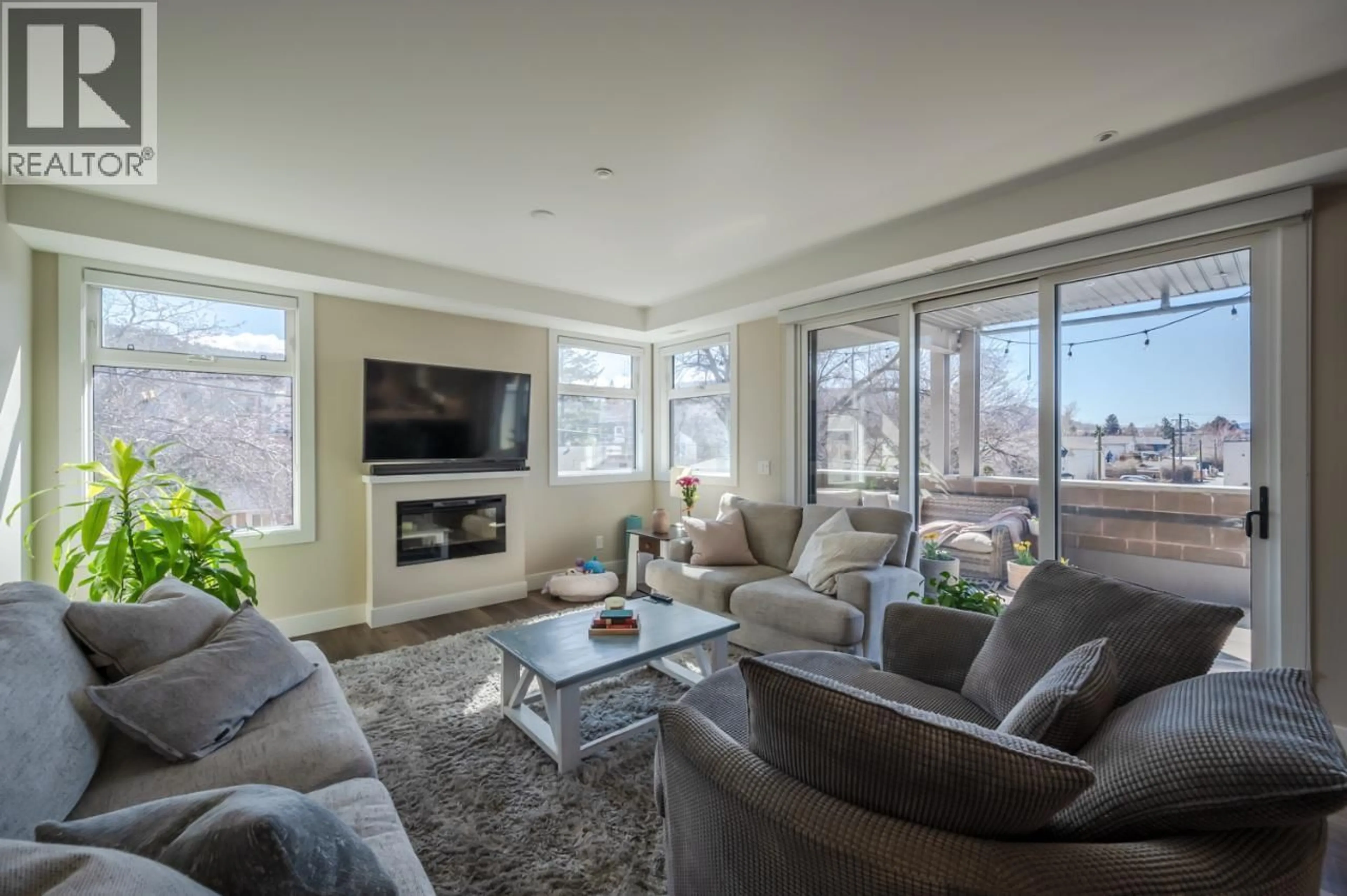 Living room with furniture, unknown for 308 - 110 ELLIS STREET, Penticton British Columbia V2A4L5