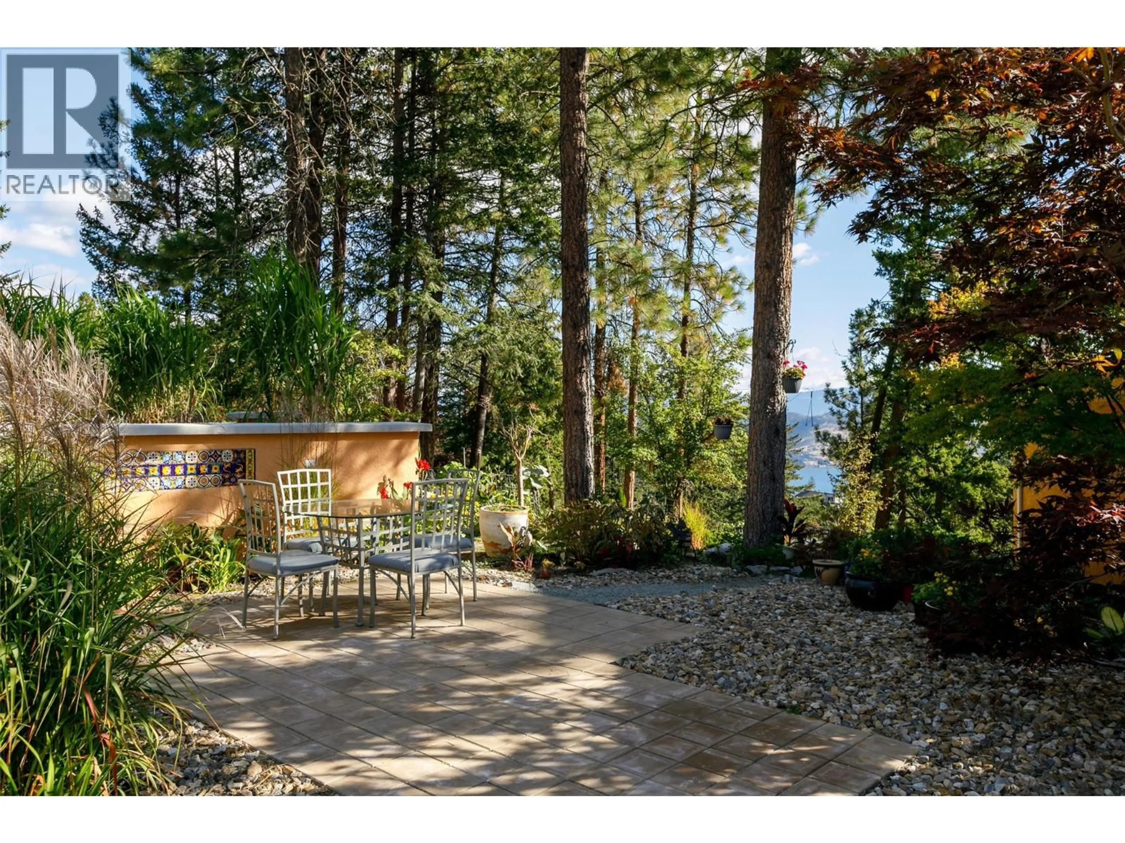 Patio, forest/trees view for 1642 WEST KELOWNA ROAD, West Kelowna British Columbia V1Z3B7