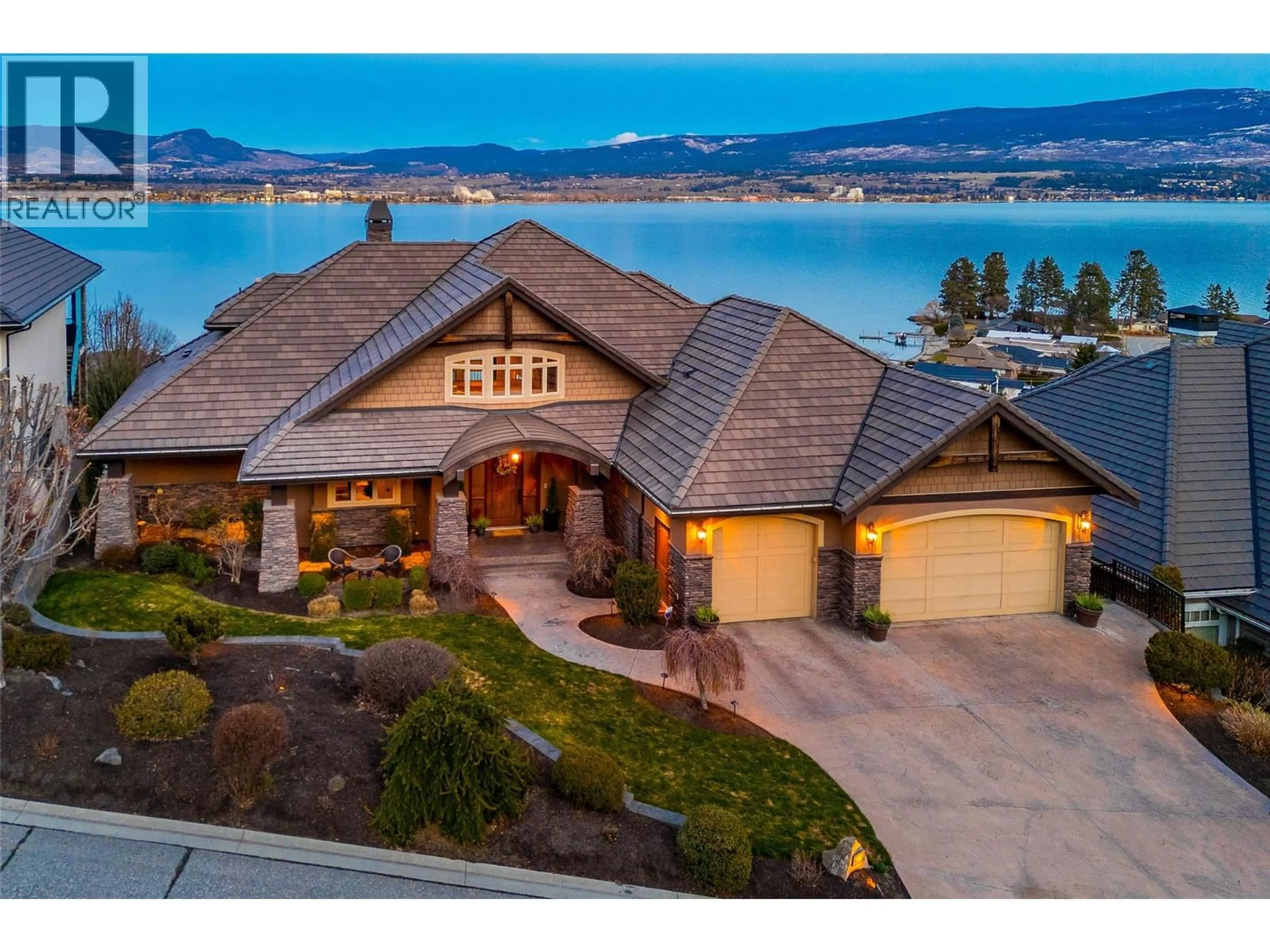 Home with brick exterior material, water/lake/river/ocean view for 2583 LUCINDE ROAD, West Kelowna British Columbia V1Z4B1