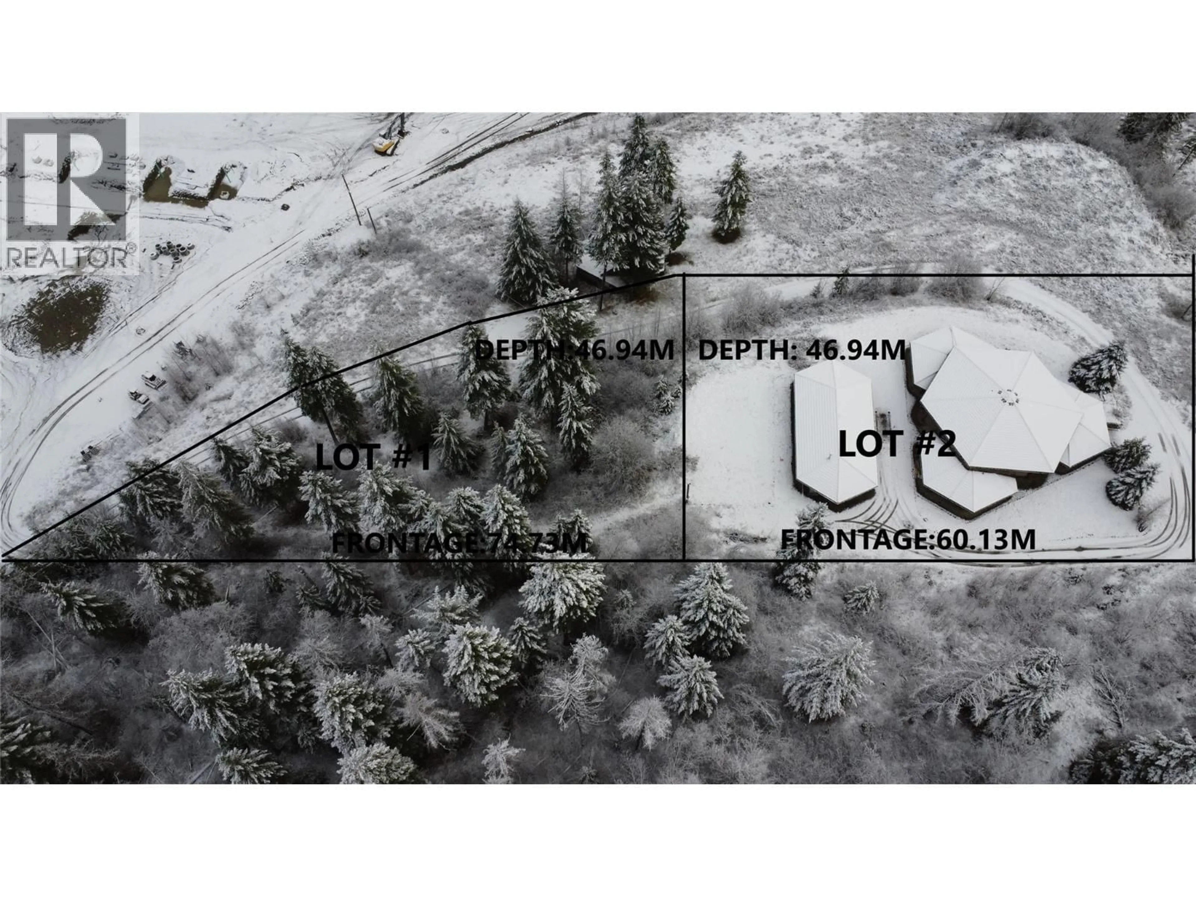 A pic from outside/outdoor area/front of a property/back of a property/a pic from drone, unknown for 2680 CEDAR RIDGE STREET, Lumby British Columbia V0E2G5