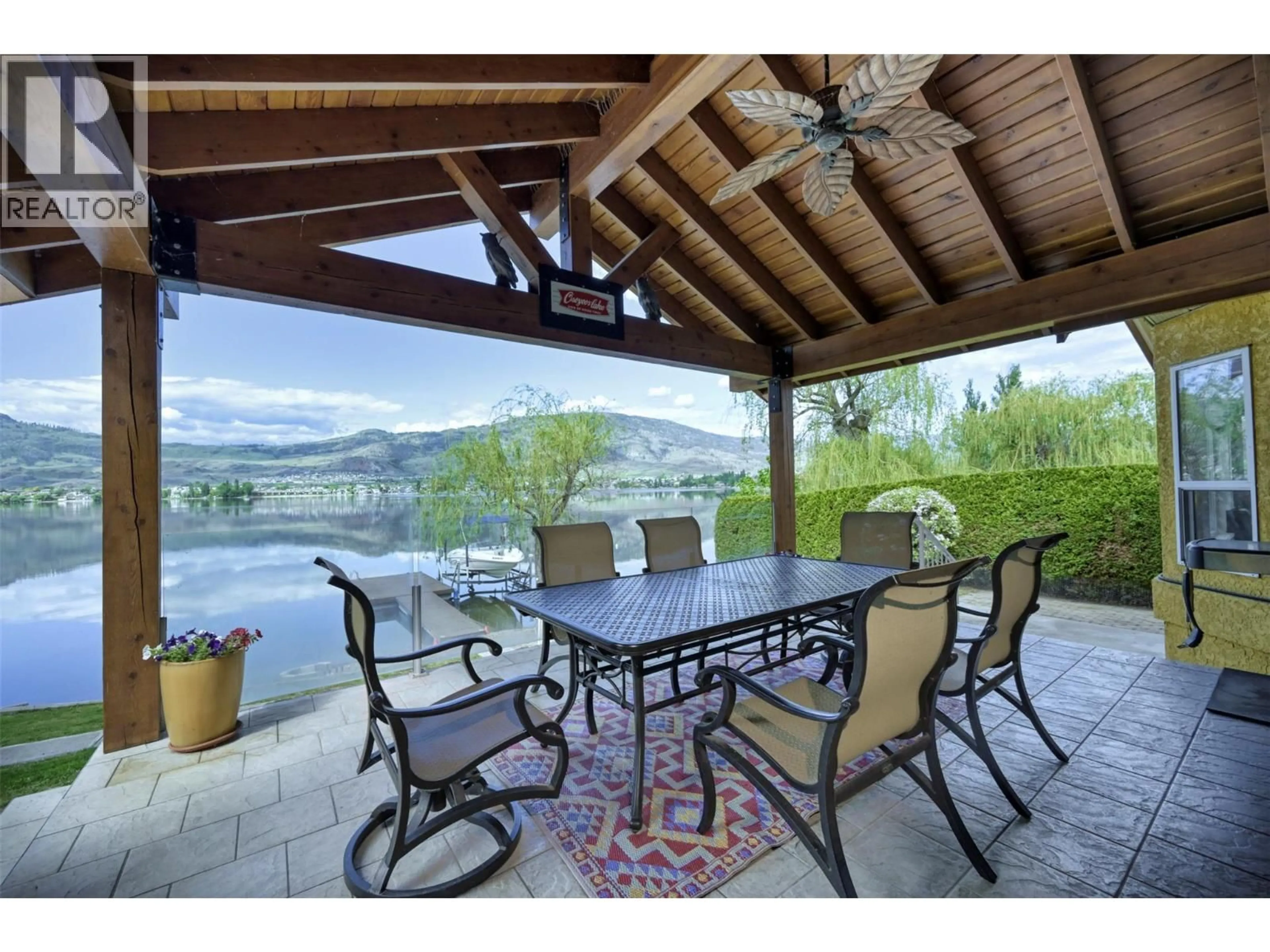 Patio, water/lake/river/ocean view for 45 HARBOUR KEY DRIVE, Osoyoos British Columbia V0H1V3