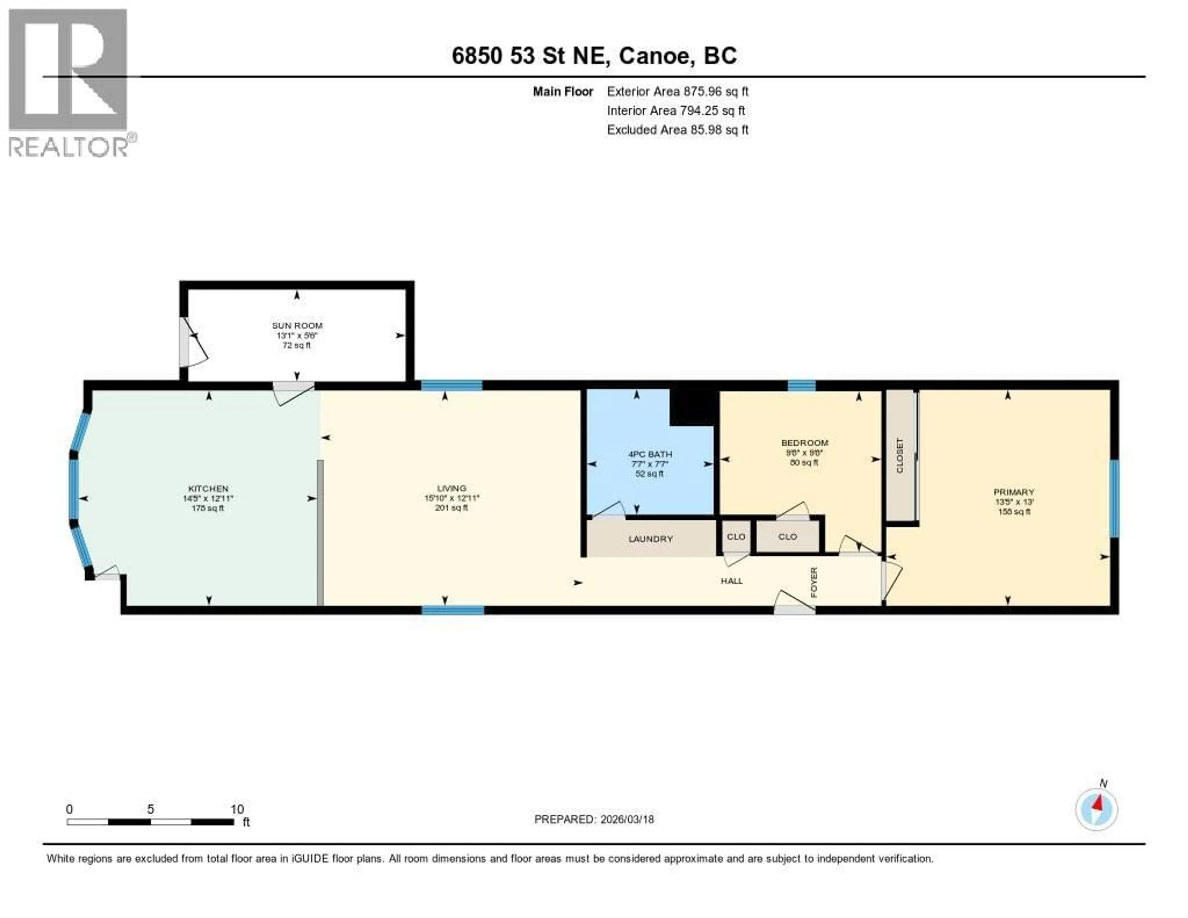 Floor plan for 6850 53 STREET NORTHEAST, Salmon Arm British Columbia V0E1K0