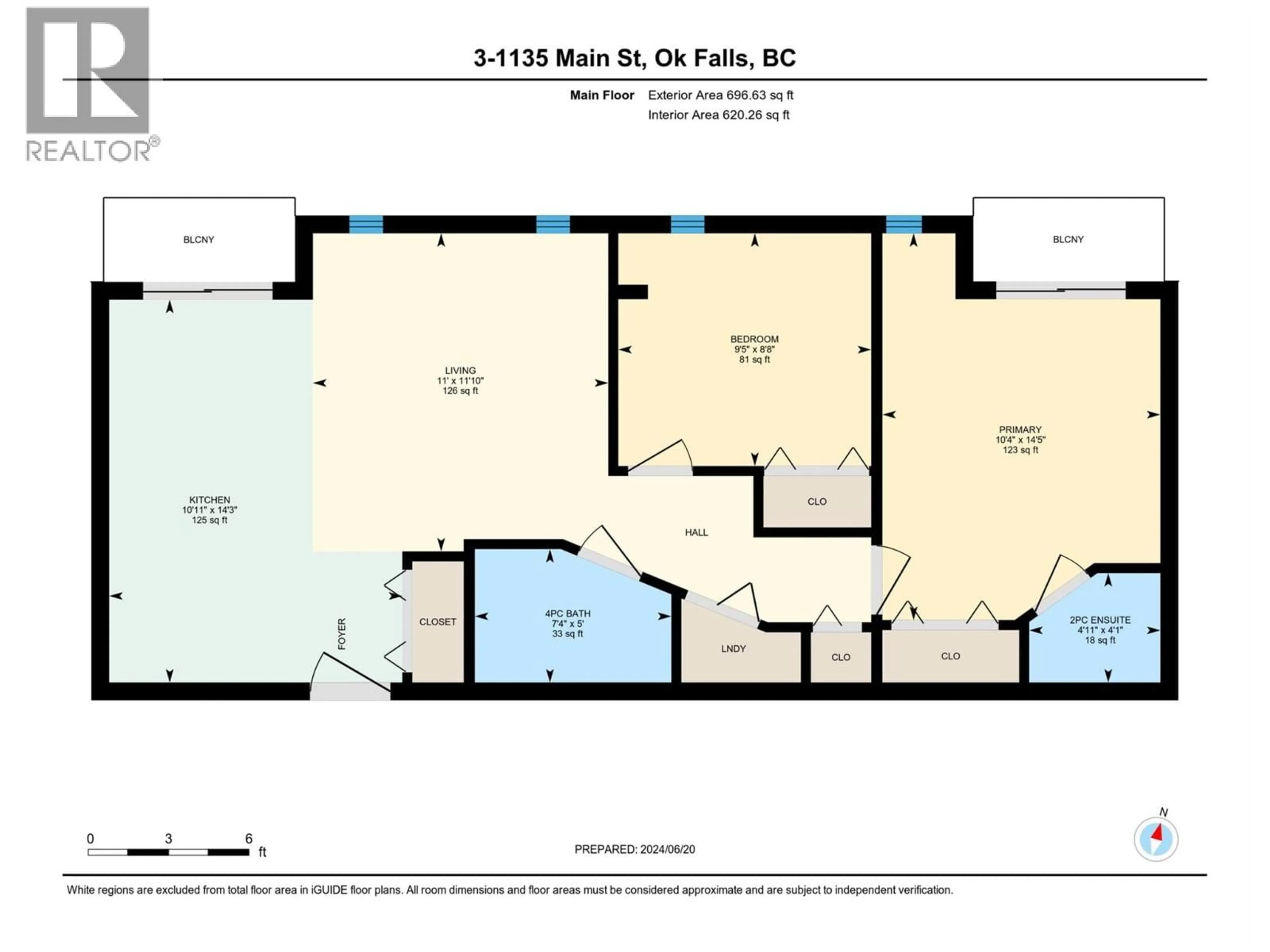 Floor plan for 3 - 1135 MAIN STREET, Okanagan Falls British Columbia V0H1R4