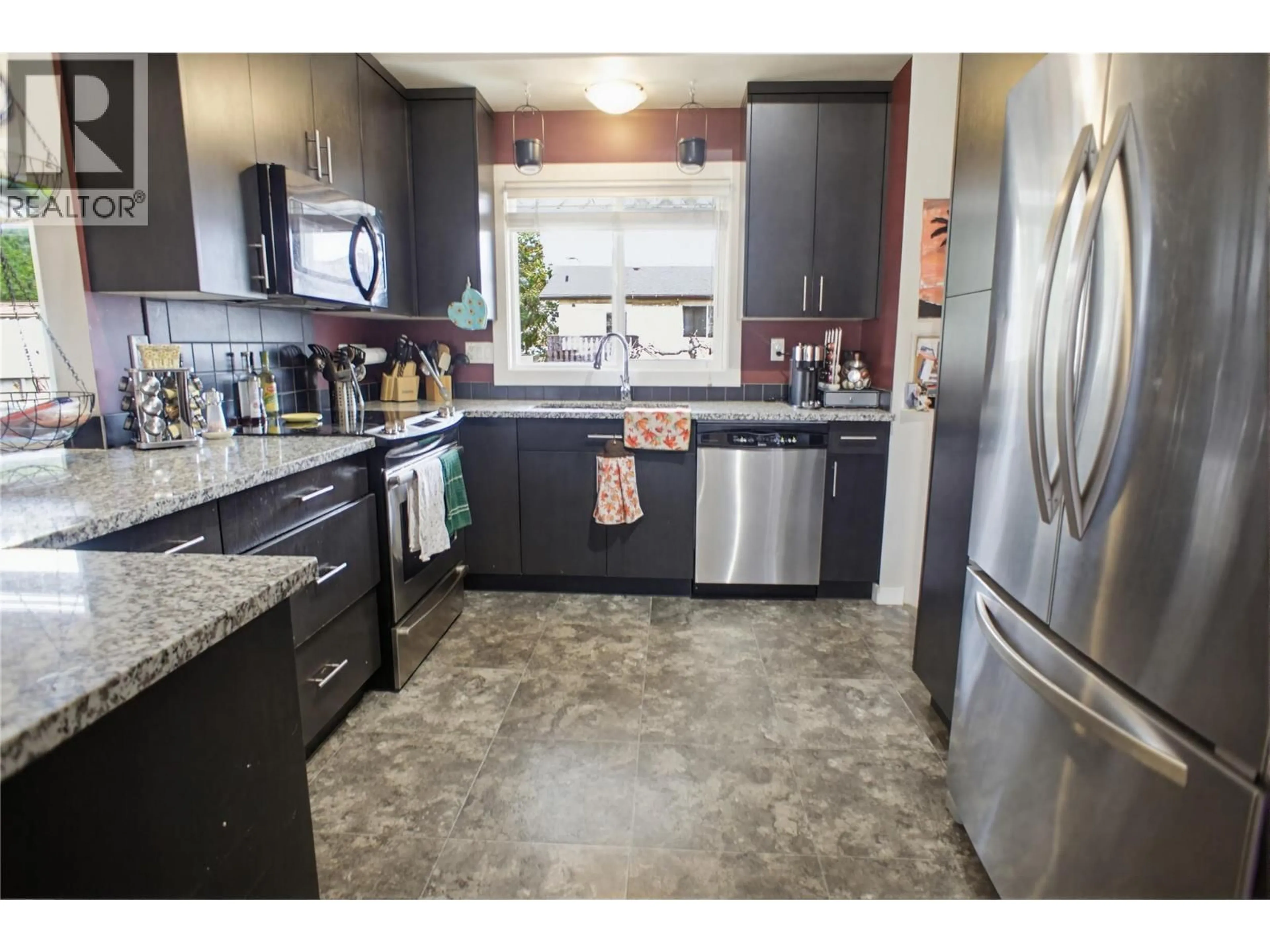 Open concept kitchen, ceramic/tile floor for 2353 TRANQUILLE ROAD, Kamloops British Columbia V2B3N6