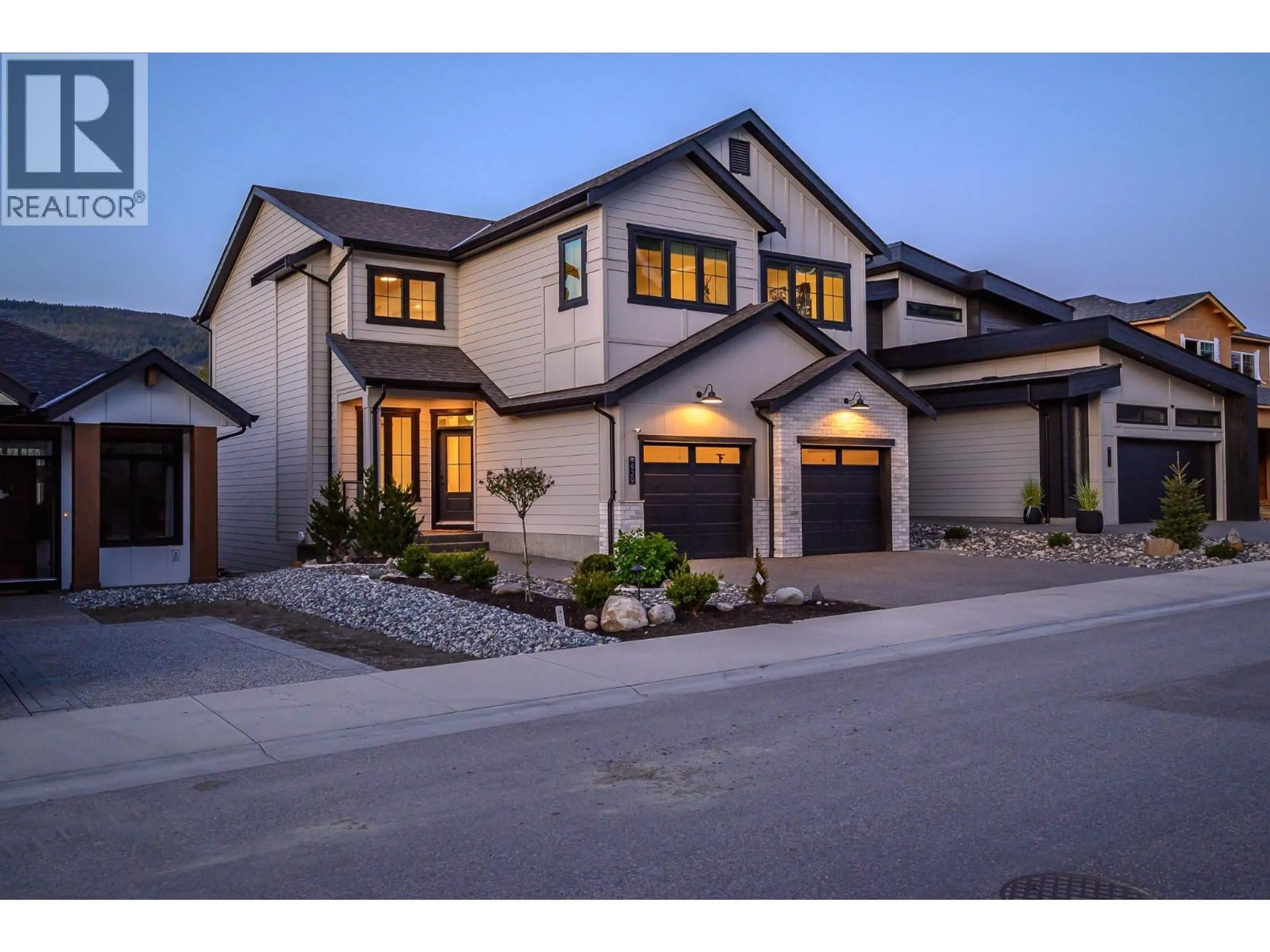 Home with brick exterior material, street for 429 MORNINGVIEW DRIVE OTHER, Coldstream British Columbia V1B0B5