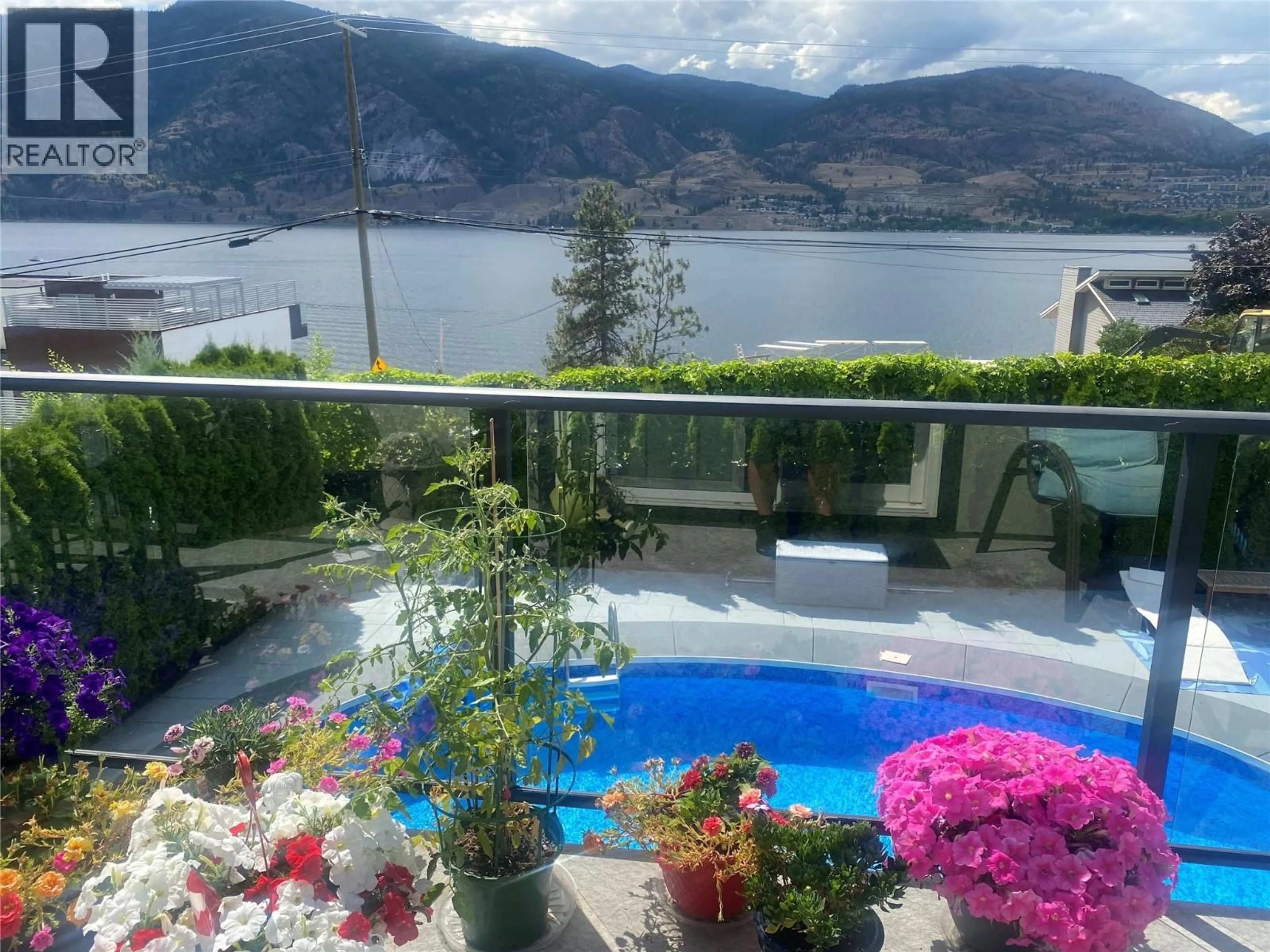 Patio, water/lake/river/ocean view for 4003 FINNERTY ROAD, Penticton British Columbia V2A8W2