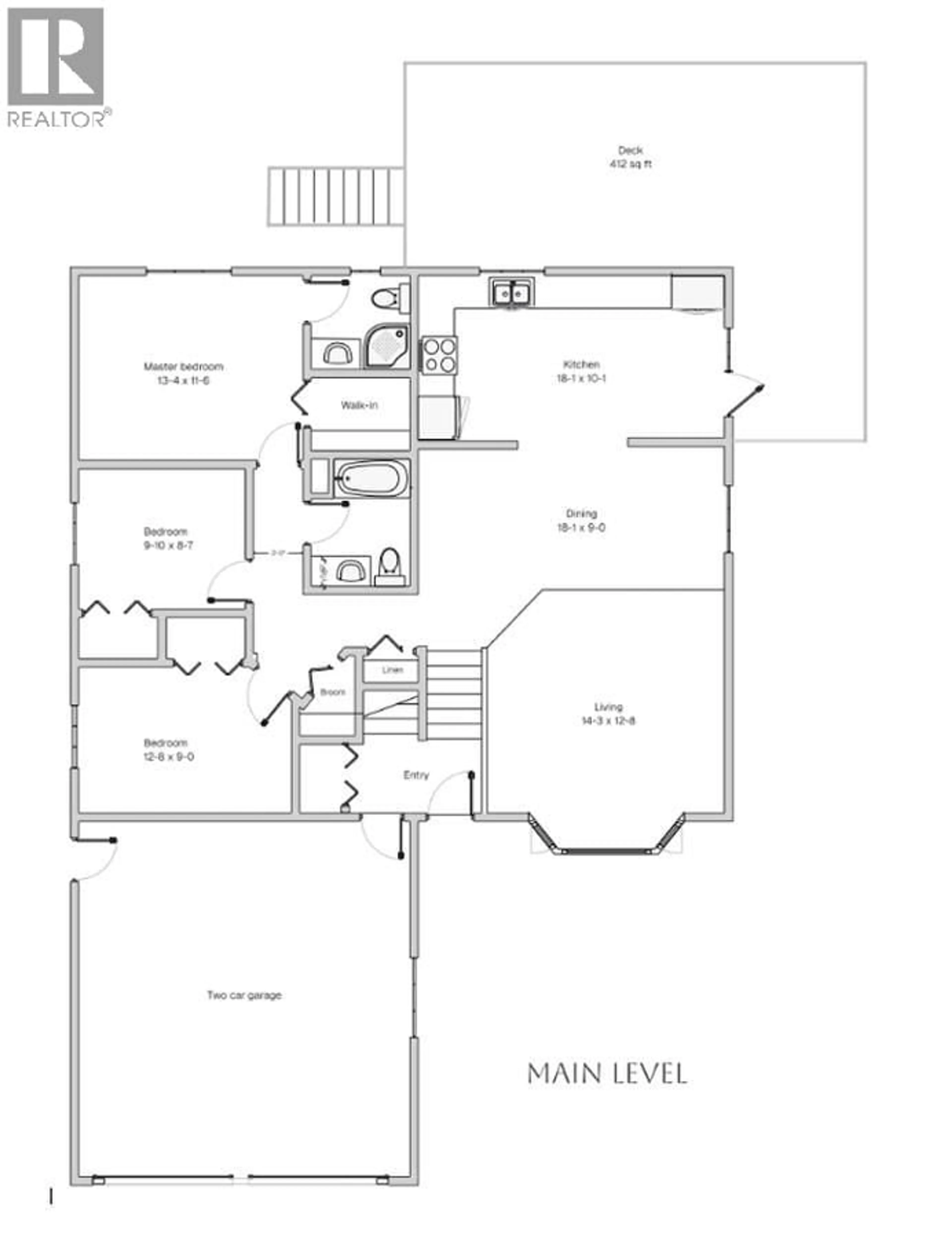 Floor plan for 1510 CEDAR STREET, Golden British Columbia V0A1H6