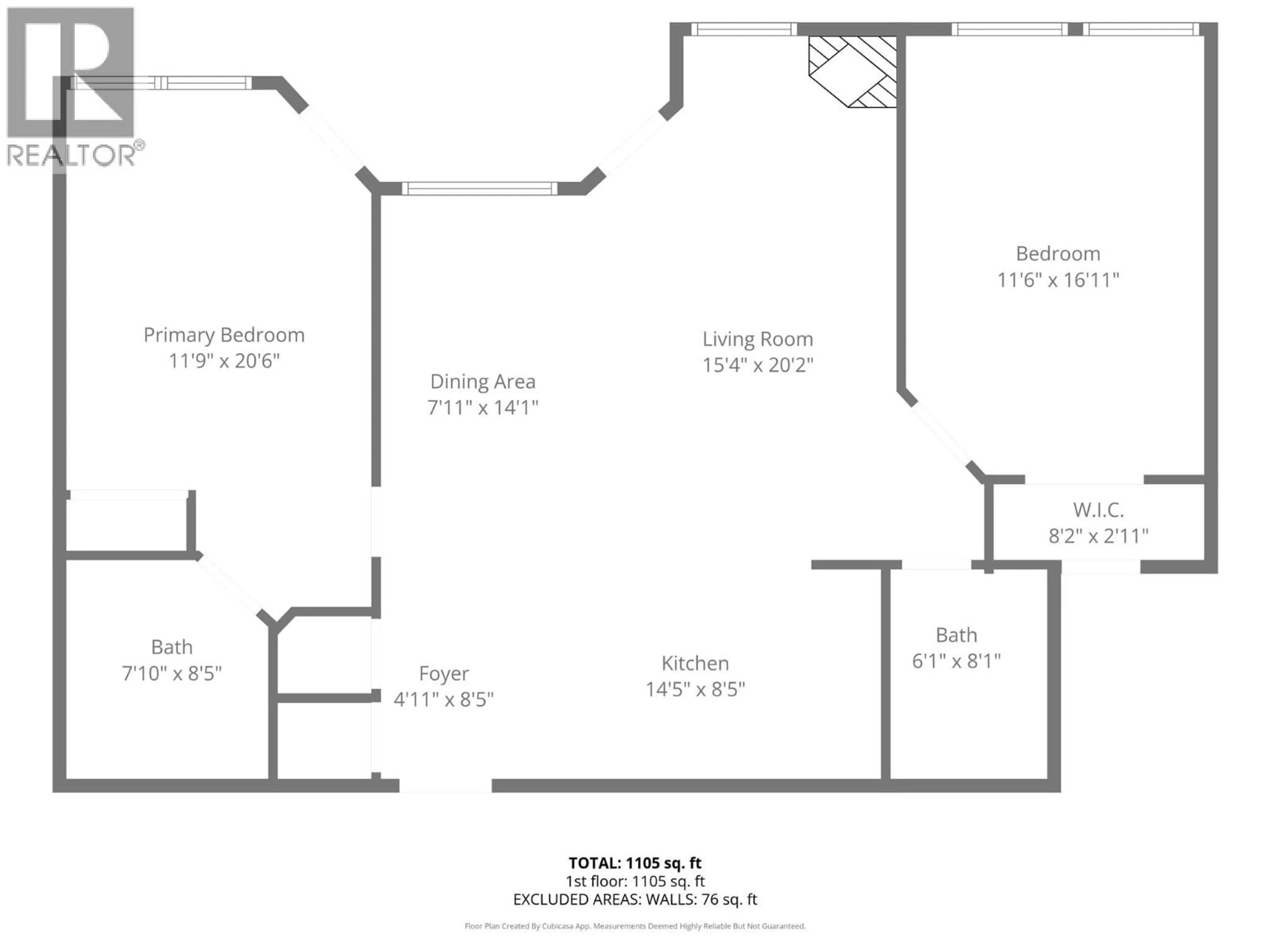 Floor plan for 2316 - 5350 HIGHLINE DRIVE, Fernie British Columbia V0B1M6