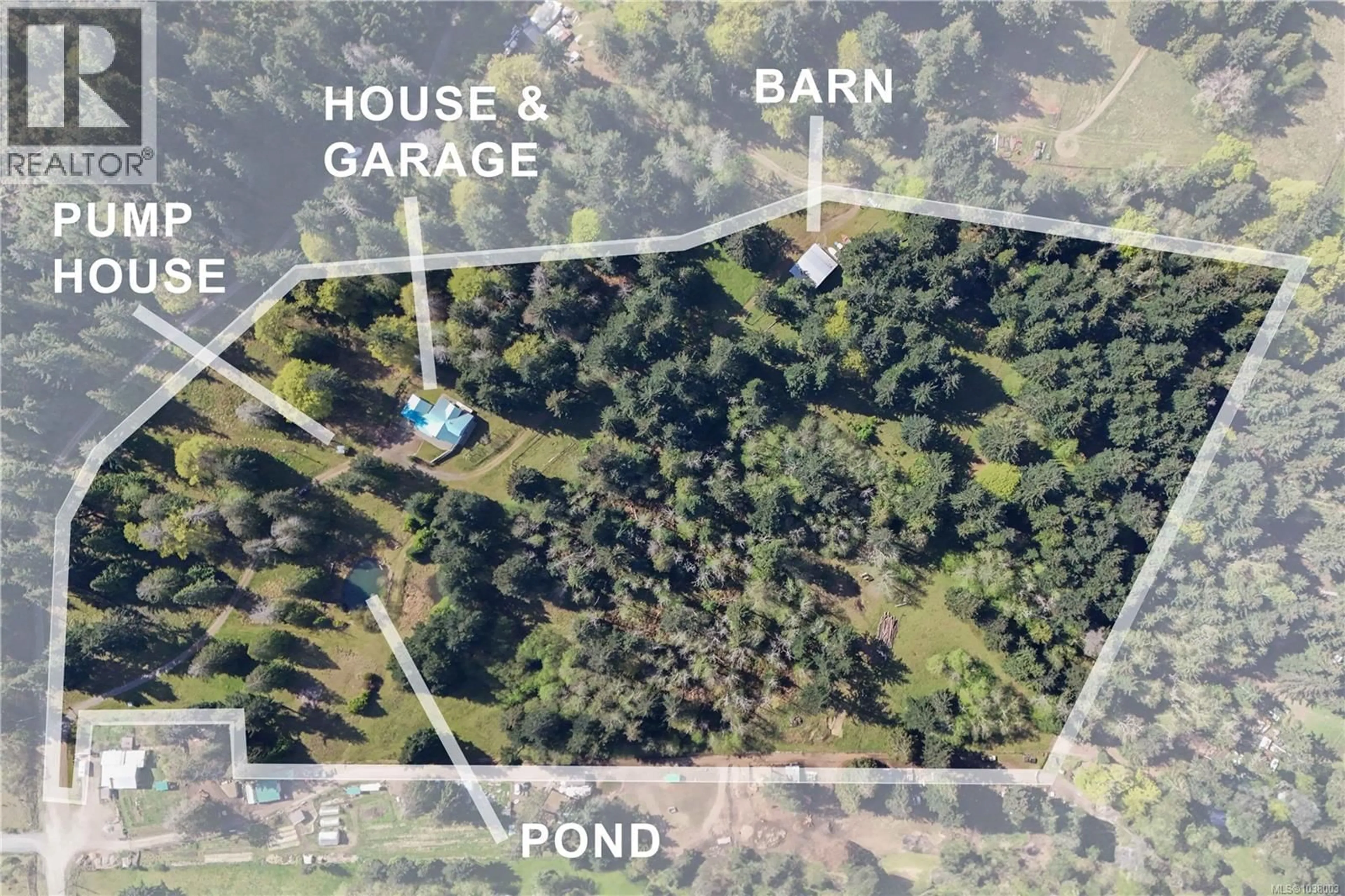 A pic from outside/outdoor area/front of a property/back of a property/a pic from drone, unknown for 212 HAMILTON-HORNE WAY, Salt Spring British Columbia V9L3B8