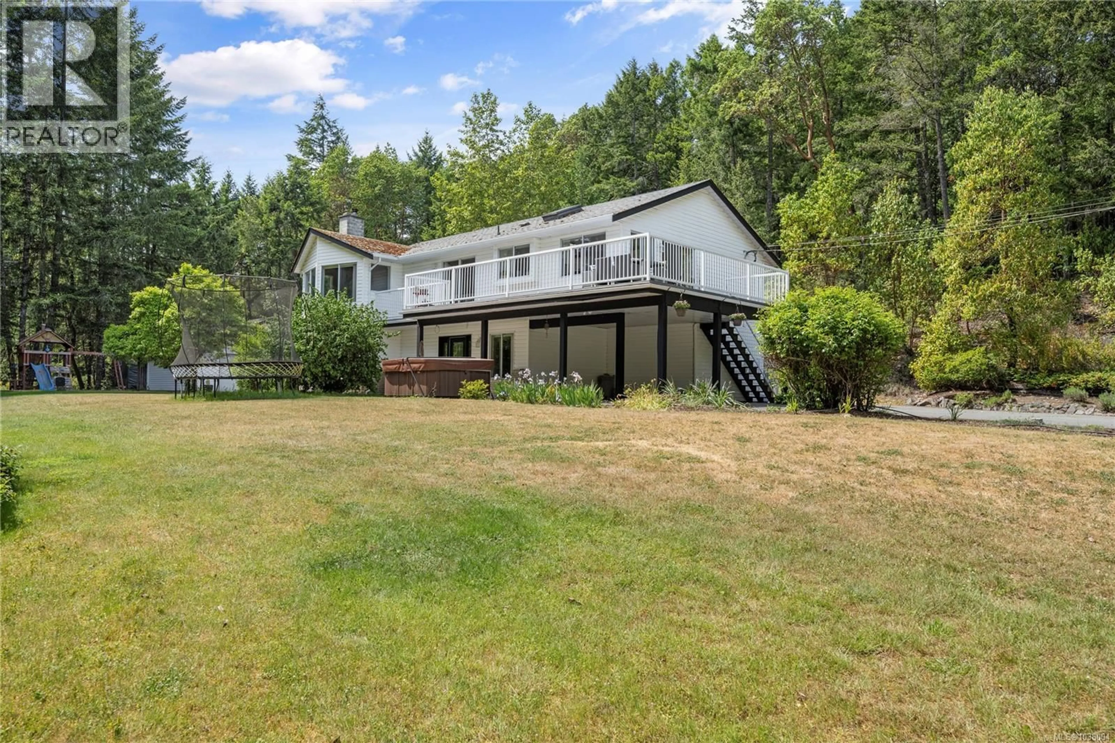 A pic from outside/outdoor area/front of a property/back of a property/a pic from drone, water/lake/river/ocean view for 2828 SEA BLUSH DRIVE, Nanoose Bay British Columbia V9V9E4