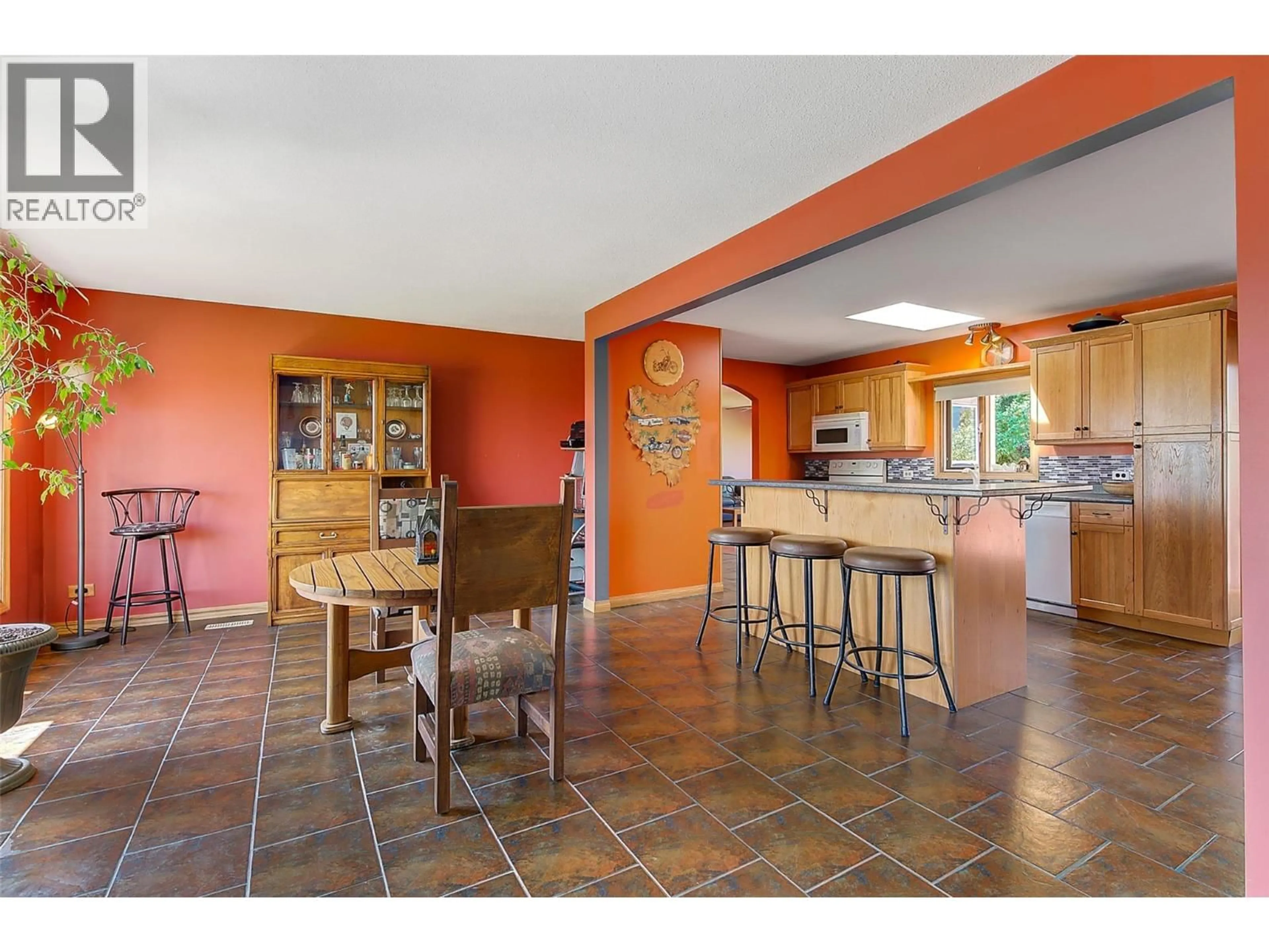 Open concept kitchen, ceramic/tile floor for 3982 HITCHNER ROAD, West Kelowna British Columbia V4T2C9
