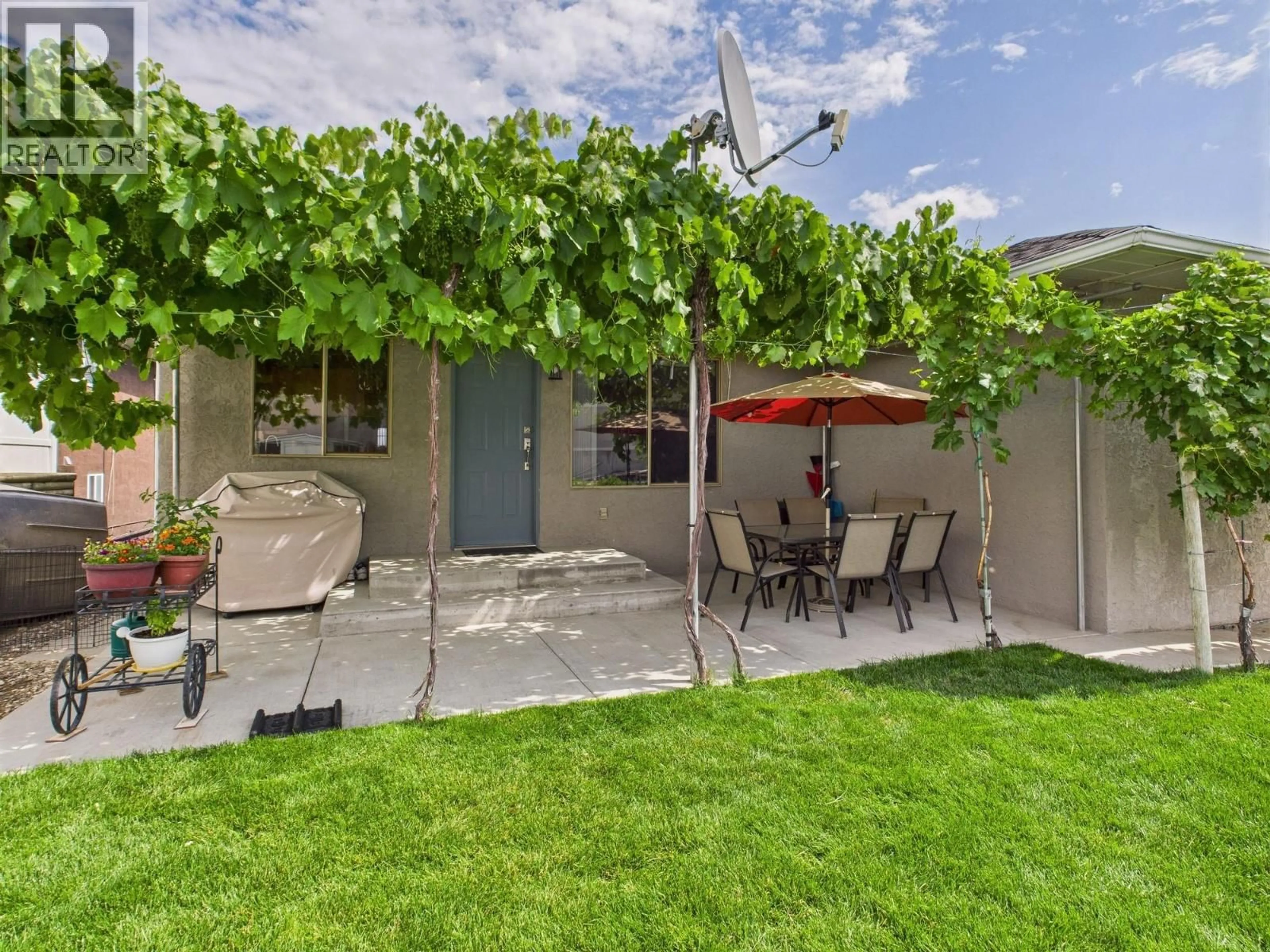 Patio, street for 12102 GOLF COURSE DRIVE, Osoyoos British Columbia V0H1V4