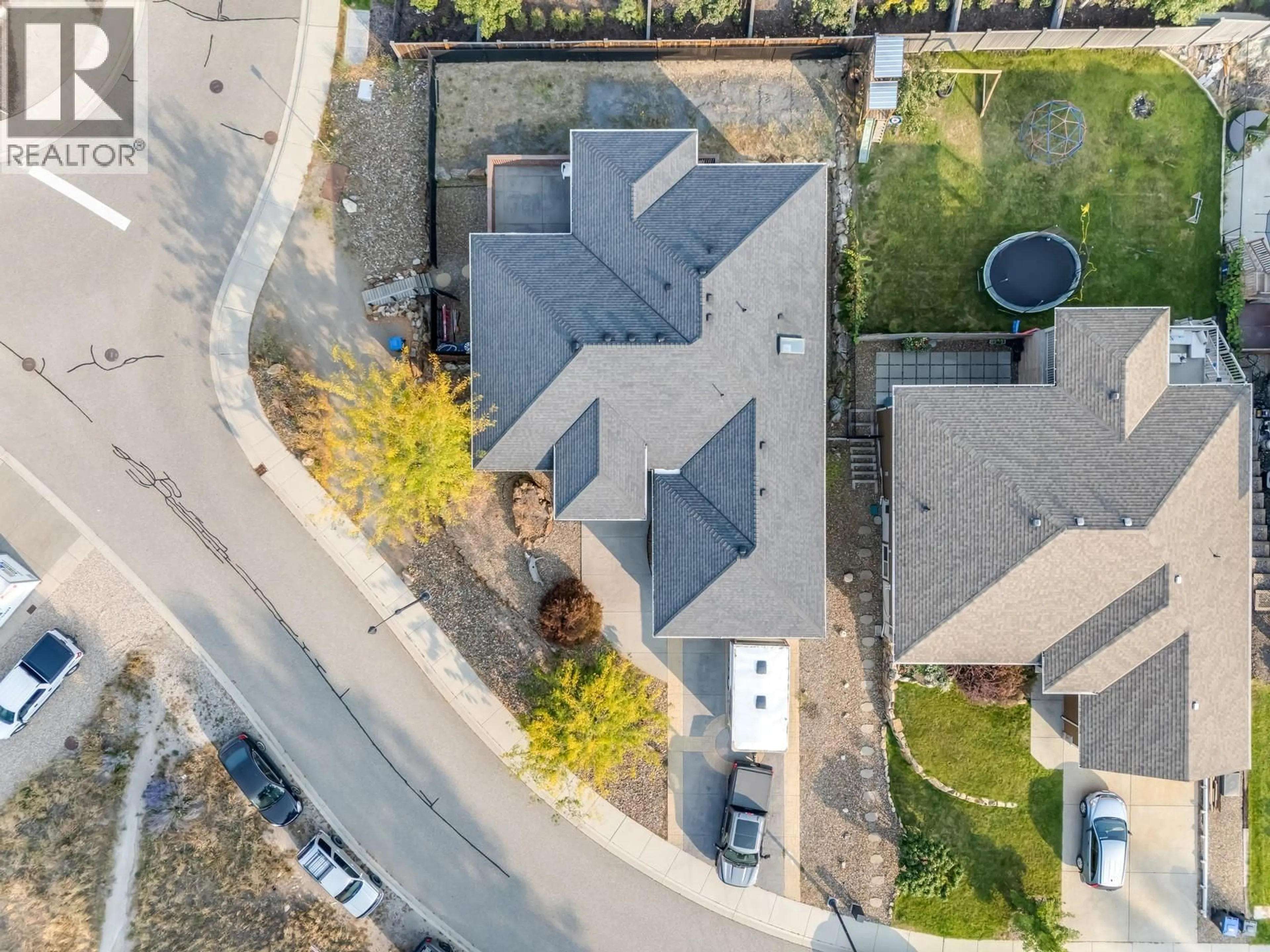 A pic from outside/outdoor area/front of a property/back of a property/a pic from drone, street for 13093 SHORELINE DRIVE, Lake Country British Columbia V4V2N8