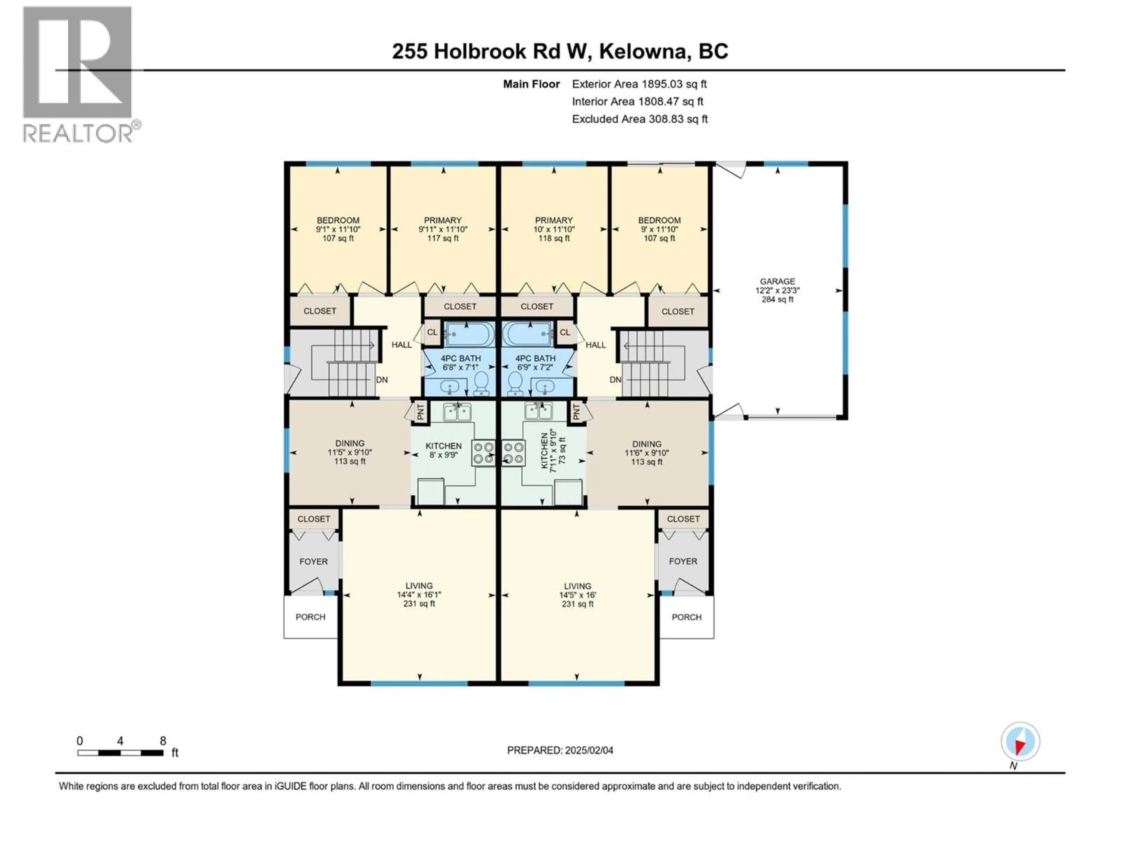 Floor plan for 255 HOLBROOK ROAD WEST, Kelowna British Columbia V1X1S1