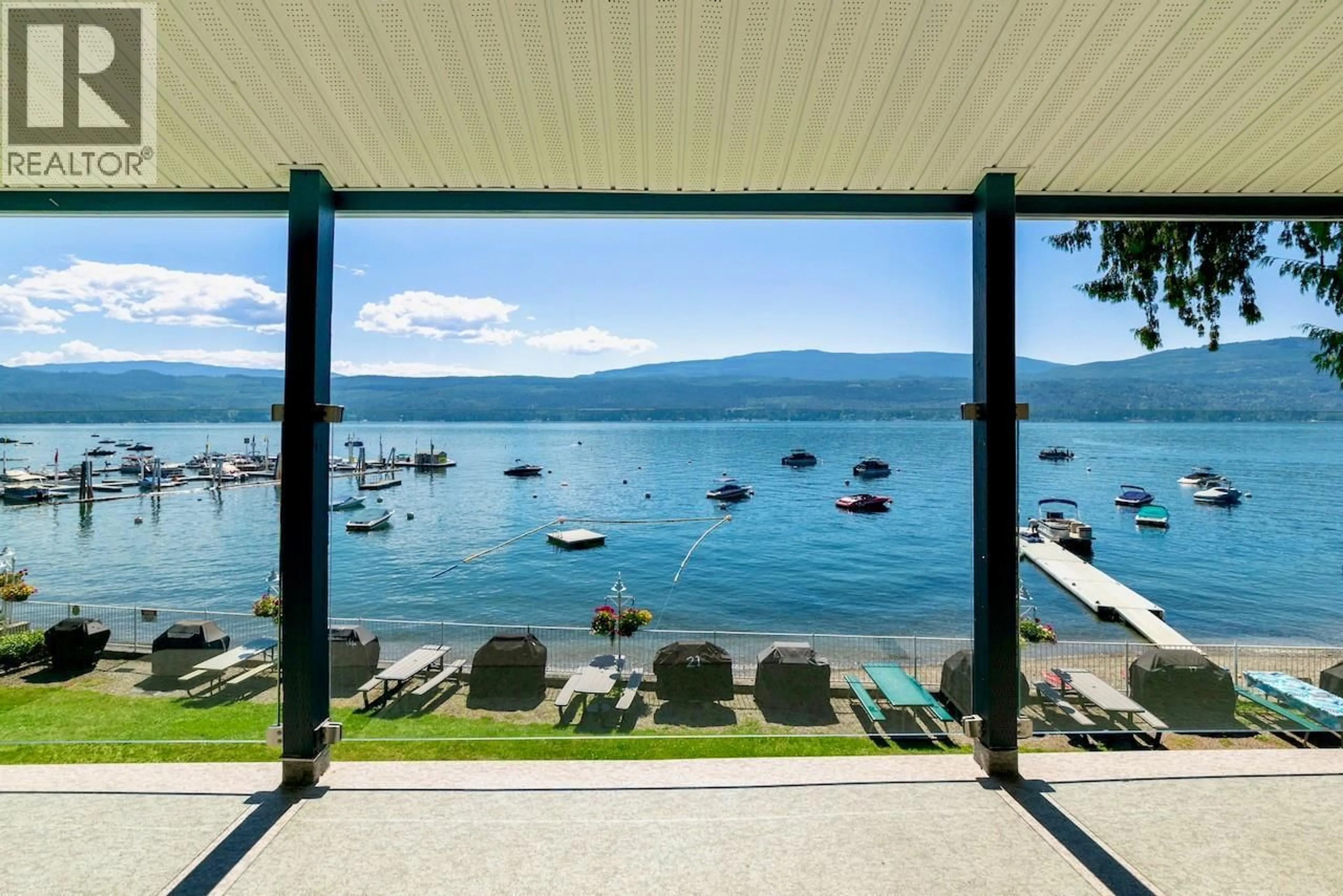Patio, water/lake/river/ocean view for 16 - 7732 SQUILAX-ANGLEMONT ROAD, Anglemont British Columbia V0E1M8