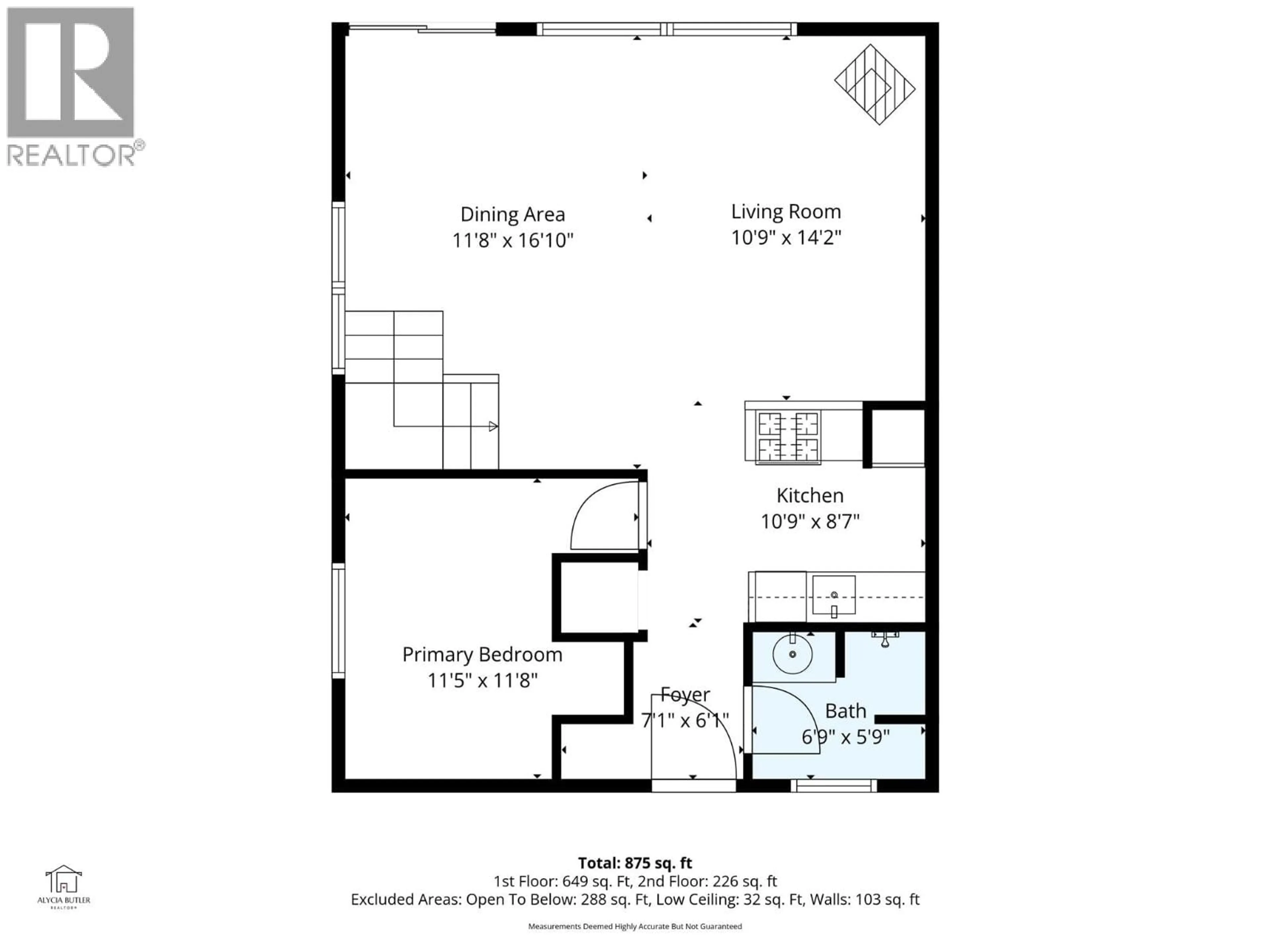 Floor plan for LOT 6 THORPE ROAD, Seymour Arm British Columbia V0E1M0