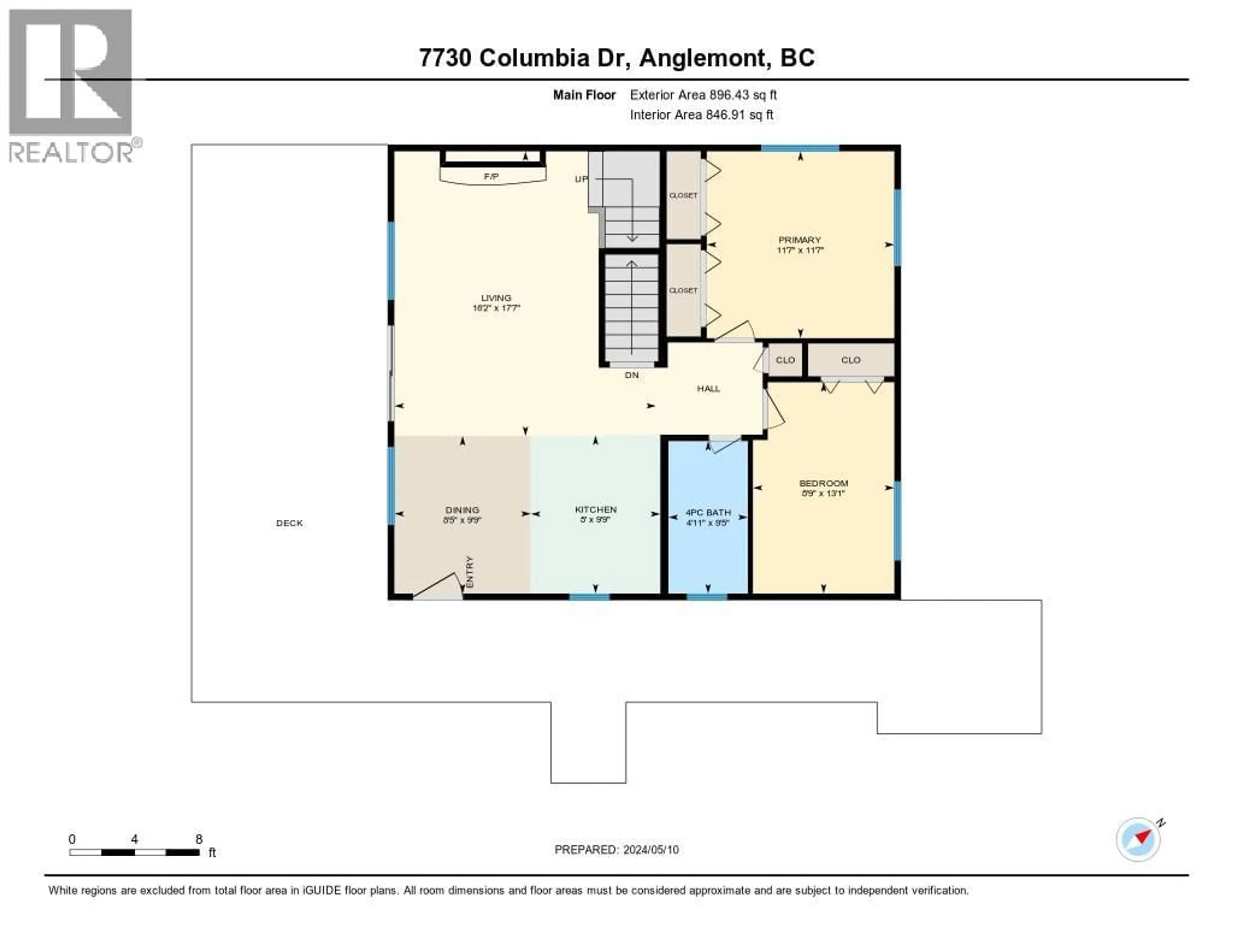 Floor plan for 7730 COLUMBIA DRIVE, Anglemont British Columbia V0E1M8